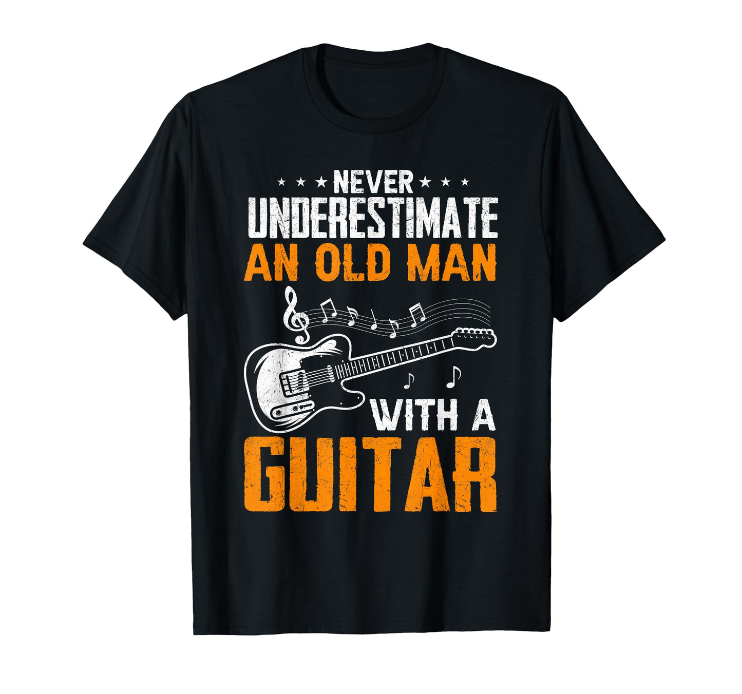 Fathers Day Never Underestimate Old T-Shirt - Minimalist Print Men Women - T-Shirt, Sweatshirt, Hoodie