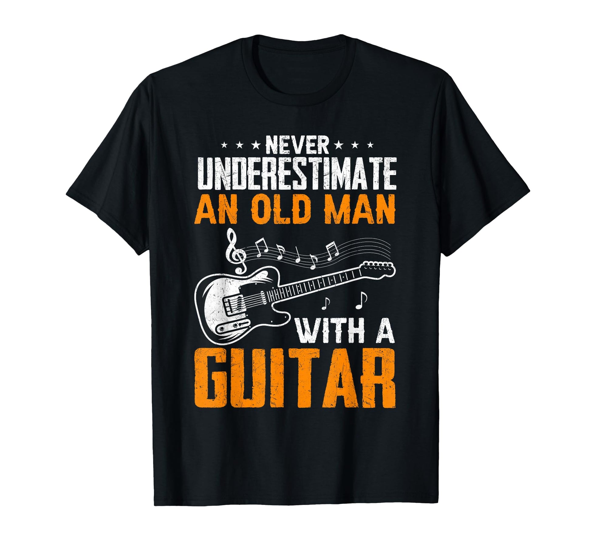 Fathers Day Never Underestimate Old T-Shirt - Minimalist Print Men Women - T-Shirt, Sweatshirt, Hoodie