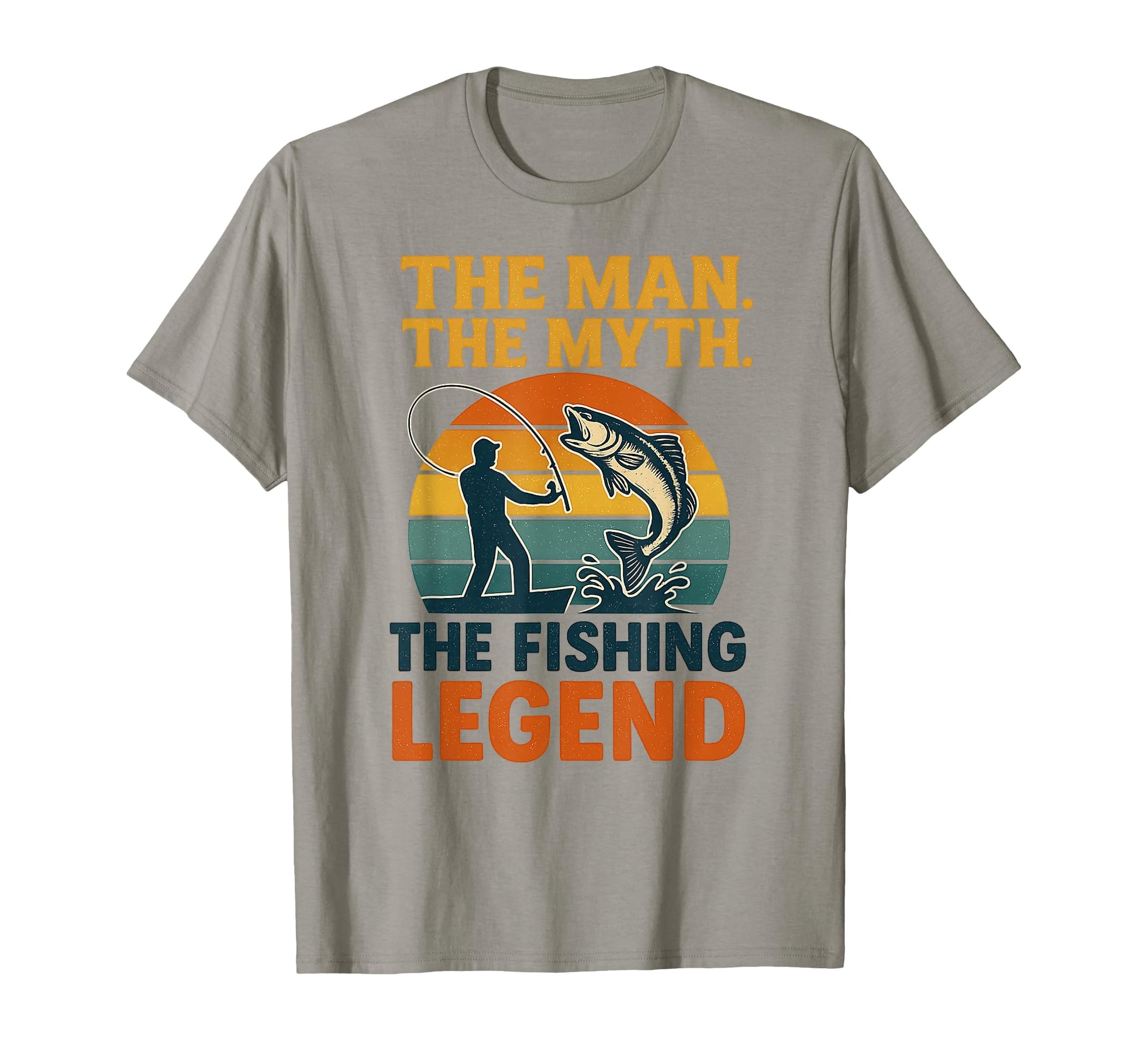 Myth Fishing Legend Gift Dad T-Shirt - Trendy Graphic for Adults - T-Shirt, Sweatshirt, Hoodie