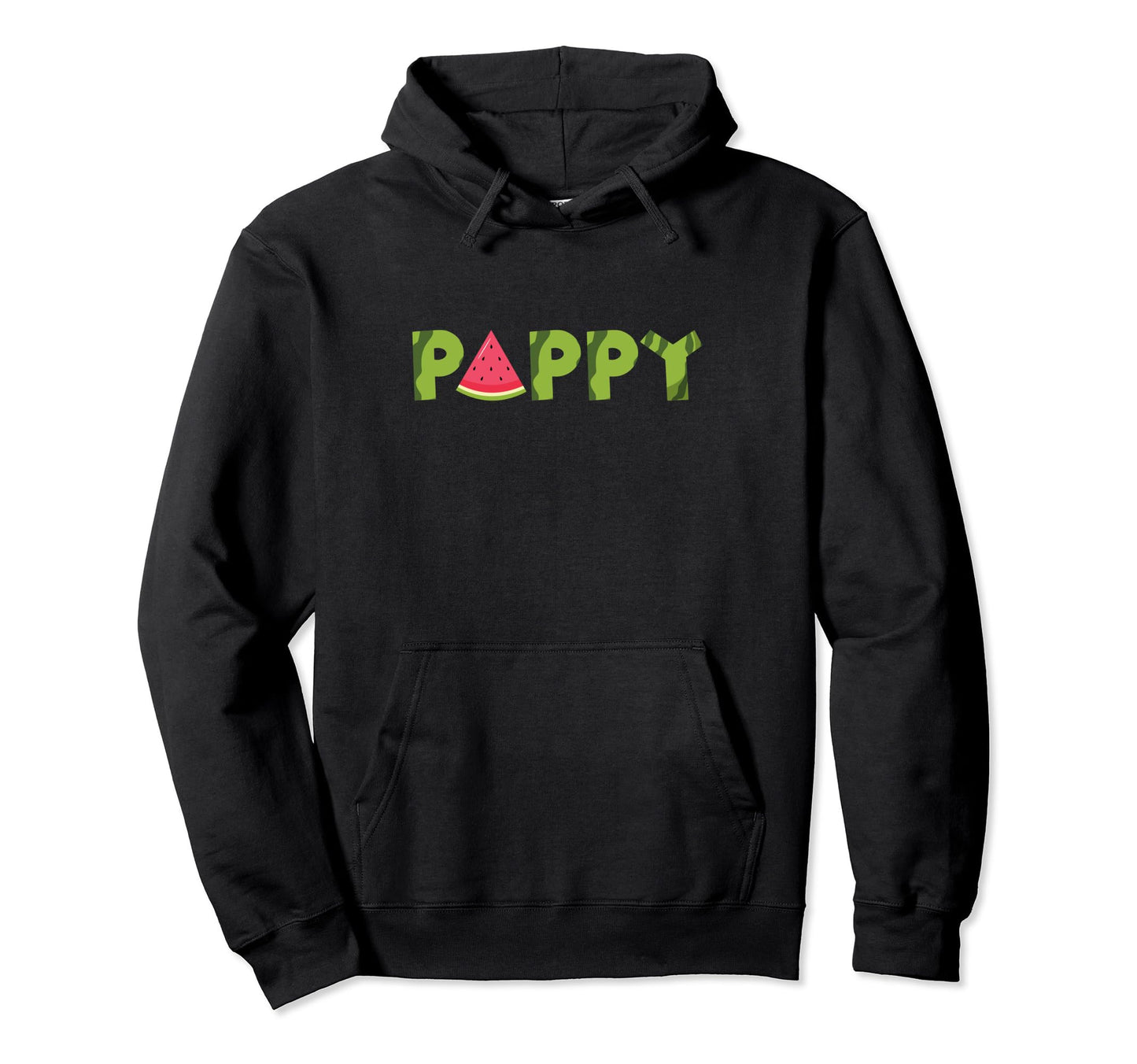 Pappy Watermelon Funny Summer Fruit Hoodie - Minimalist Print Men Women - T-Shirt, Sweatshirt, Hoodie