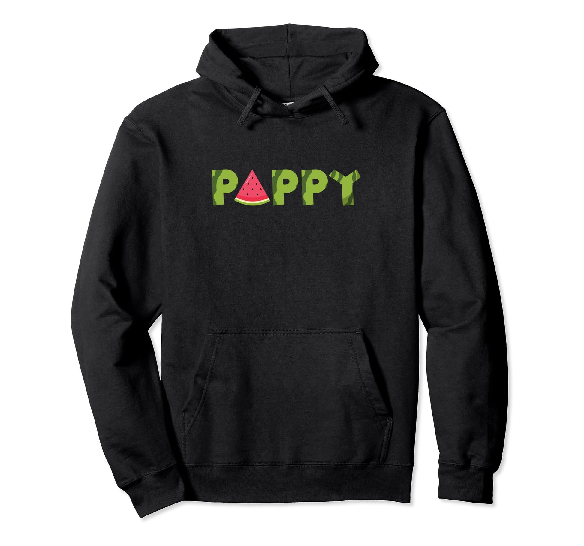 Pappy Watermelon Funny Summer Fruit Hoodie - Minimalist Print Men Women - T-Shirt, Sweatshirt, Hoodie