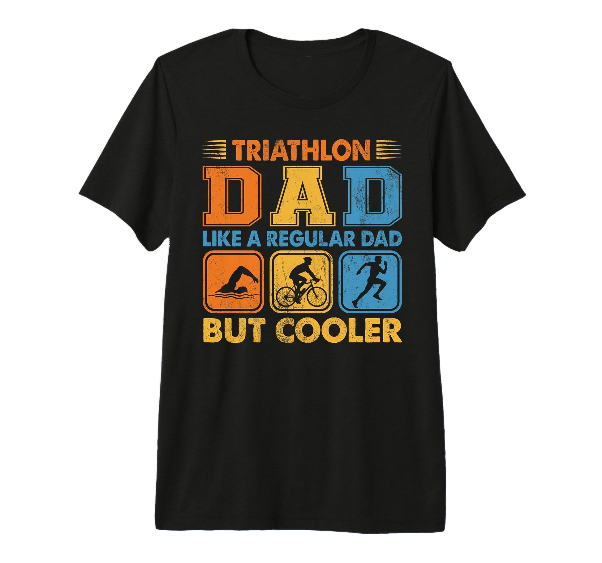 Mens Funny Triathlon Dad Triathletes T-Shirt - Novelty Apparel Men Women - T-Shirt, Sweatshirt, Hoodie