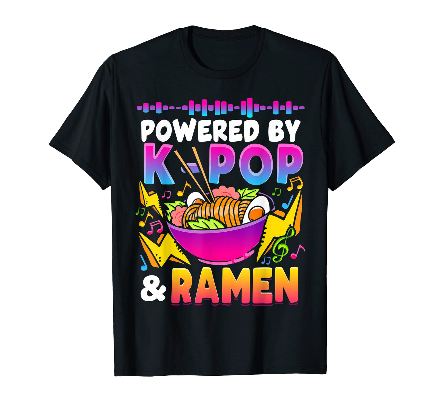 K Pop And Ramen Hallyu Funny Korean T-Shirt - Aesthetic Graphic Unisex - T-Shirt, Sweatshirt, Hoodie