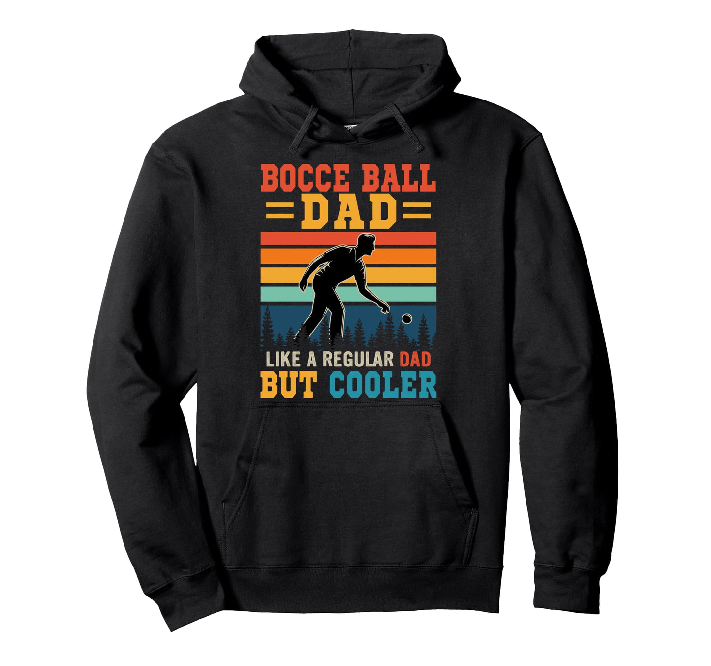 Bocce Ball Dad Definition Cooler Hoodie - Unique Graphic for Adults - T-Shirt, Sweatshirt, Hoodie