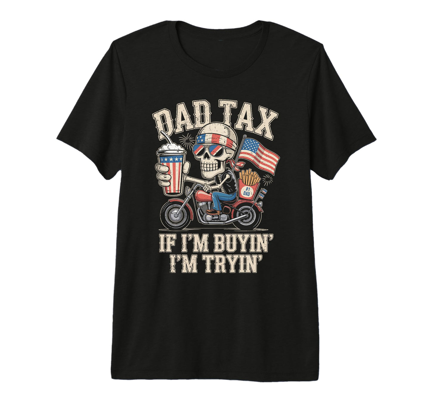 Mens Motorcycle Dad Making Sure Its T-Shirt - Novelty Apparel Men Women - T-Shirt, Sweatshirt, Hoodie
