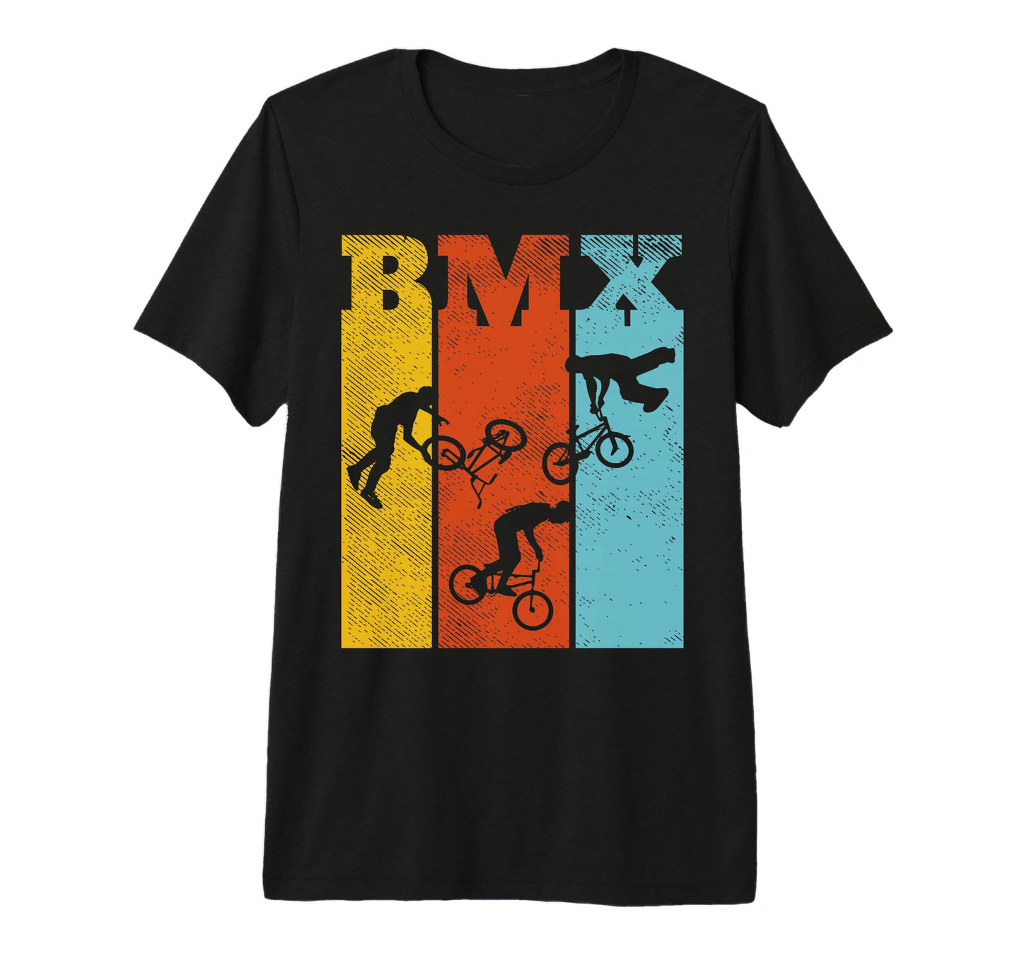 Bmx Letters Bike Stunts Biking Cycling T-Shirt - Trendy Graphic Men Women - T-Shirt, Sweatshirt, Hoodie