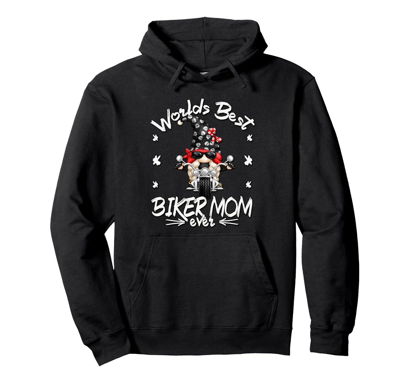 Funny Biker Life Gnome And Worlds Best Hoodie - Custom Art Print Men Women - T-Shirt, Sweatshirt, Hoodie