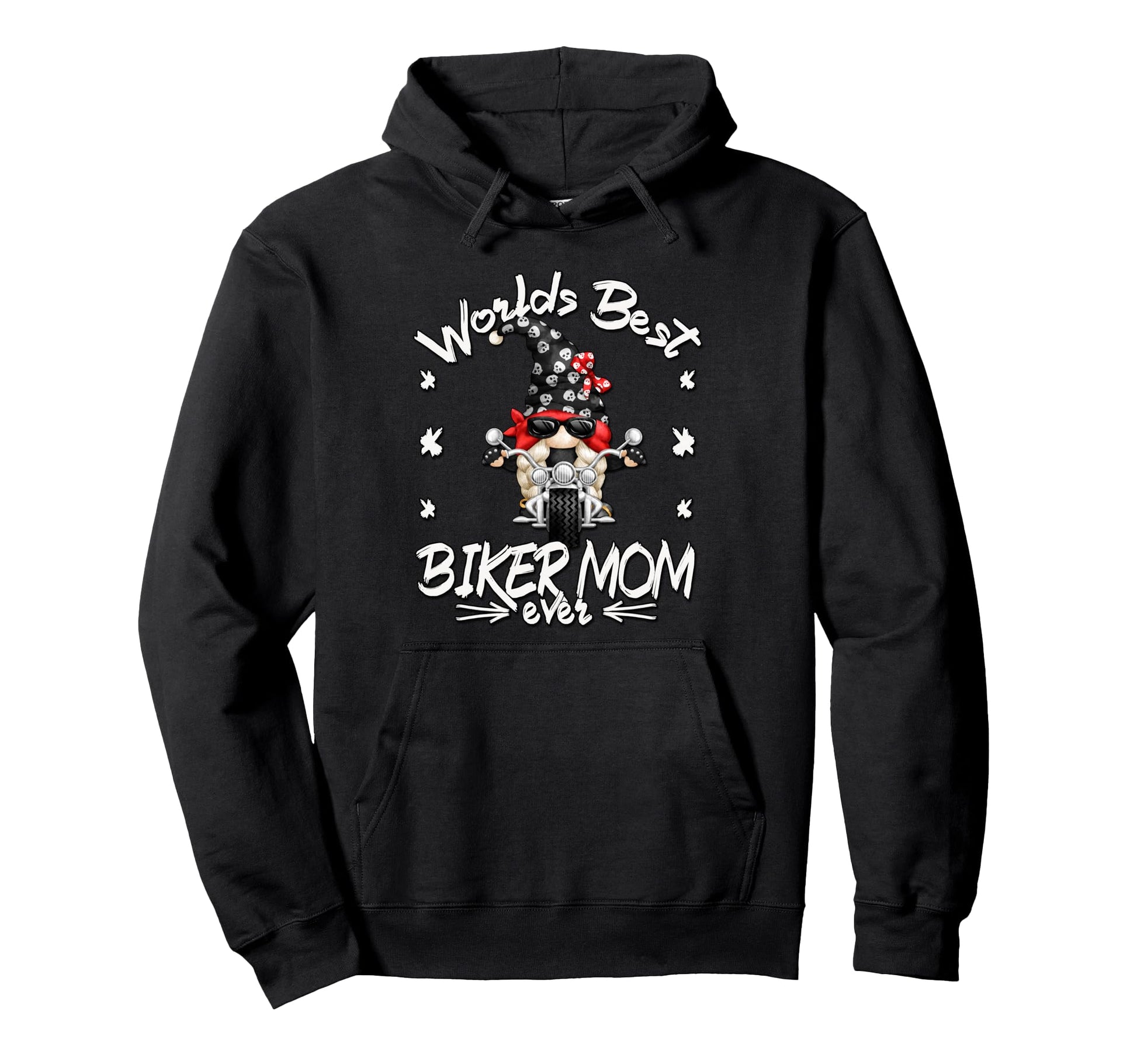 Funny Biker Life Gnome And Worlds Best Hoodie - Custom Art Print Men Women - T-Shirt, Sweatshirt, Hoodie