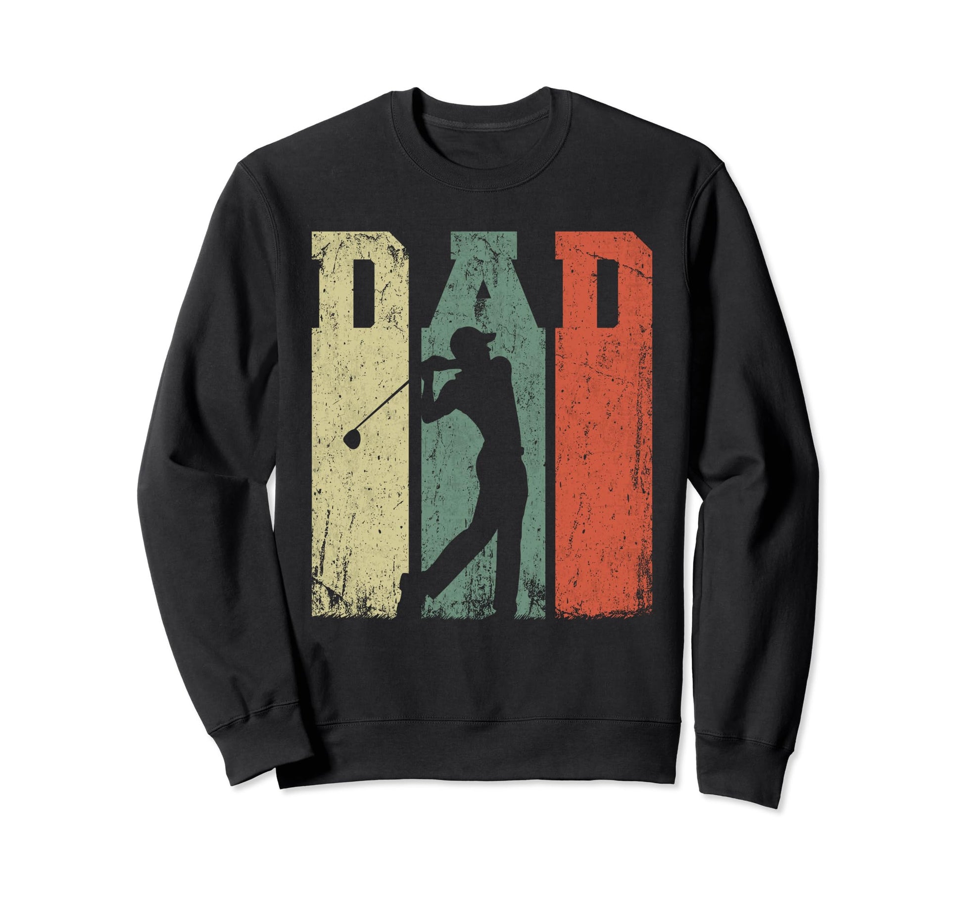 Golfing Dad Golf Daddy Silhouette Sweatshirt - Streetwear Style Men Women - T-Shirt, Sweatshirt, Hoodie