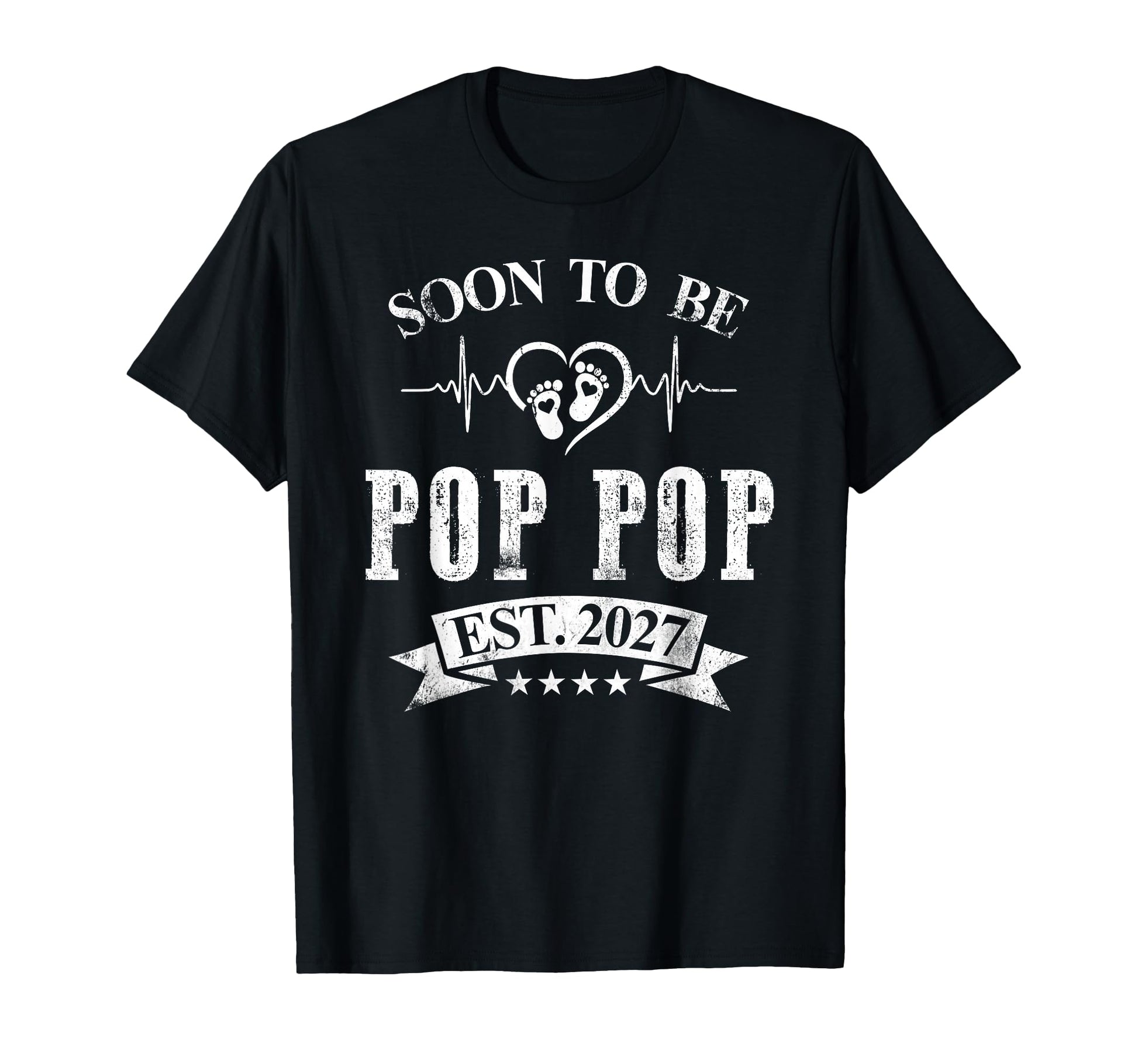 Mens Promoted To New Pop Pop 2027 Soon T-Shirt - Graphic Print Men Women - T-Shirt, Sweatshirt, Hoodie