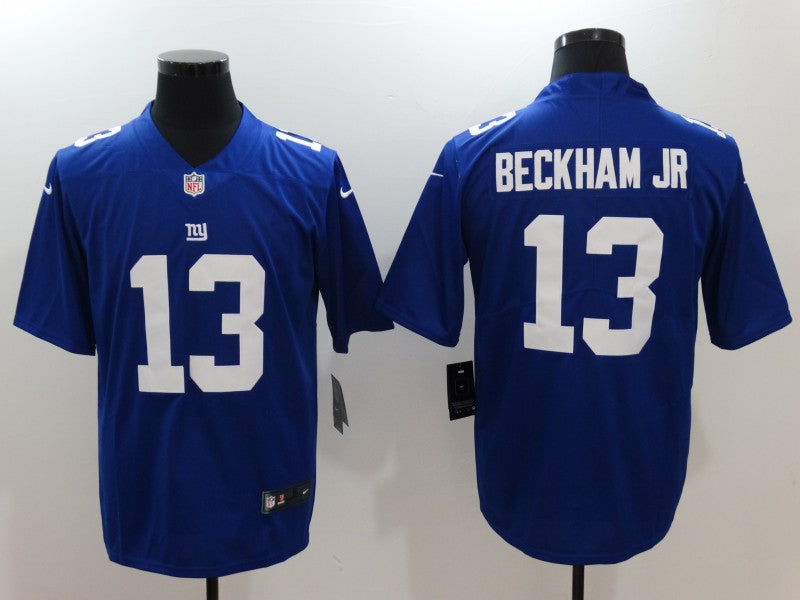 Men's New York Giants Odell Beckham Jr. Blue Game Jersey football jersey product view 1