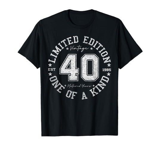 40 Year Old Gifts 1985 40Th Birthday T-Shirt - Novelty Apparel for Adults - T-Shirt, Sweatshirt, Hoodie