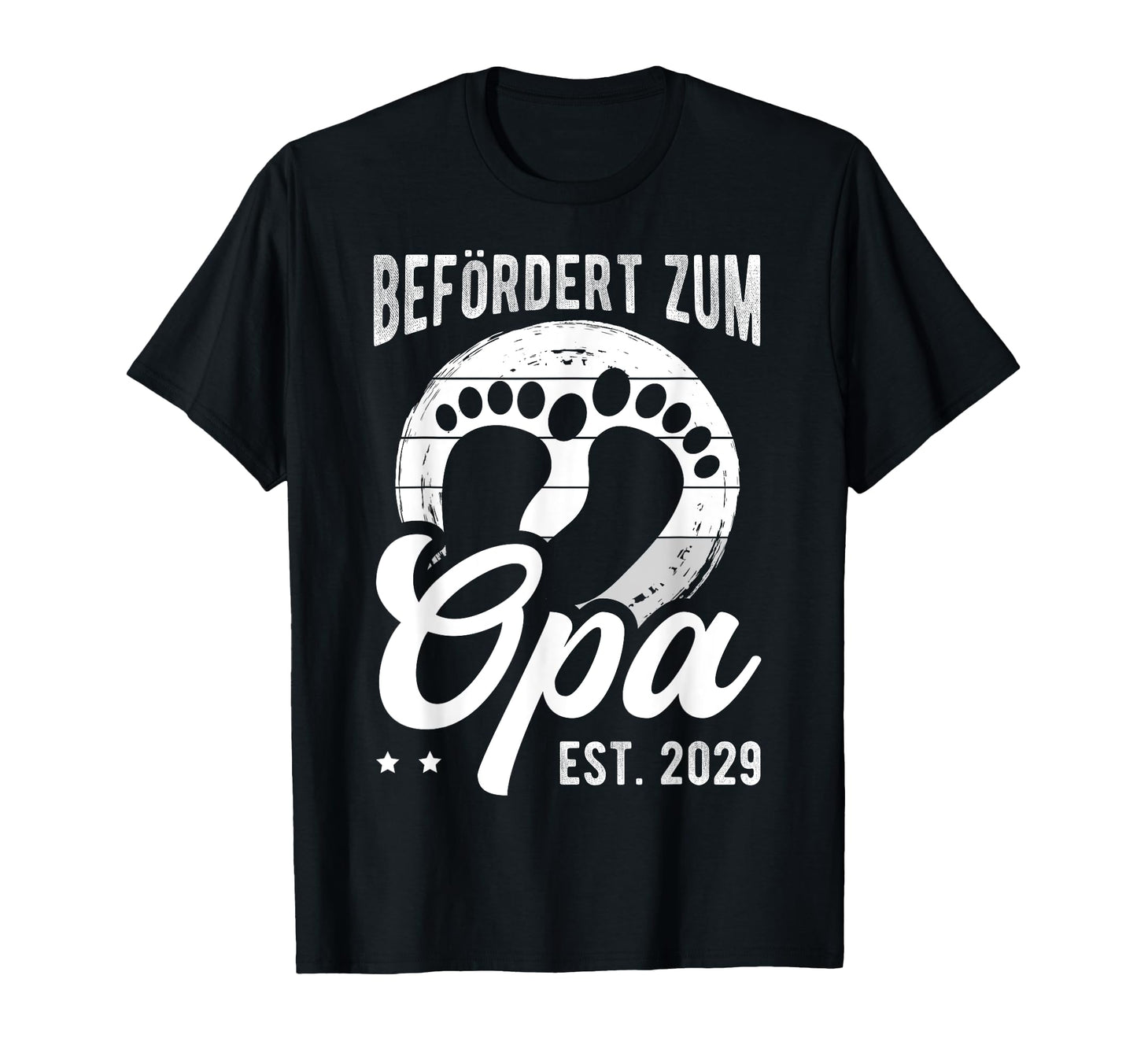 Promoted To Grandpa Est 2029 T-Shirt - Minimalist Print for Adults - T-Shirt, Sweatshirt, Hoodie