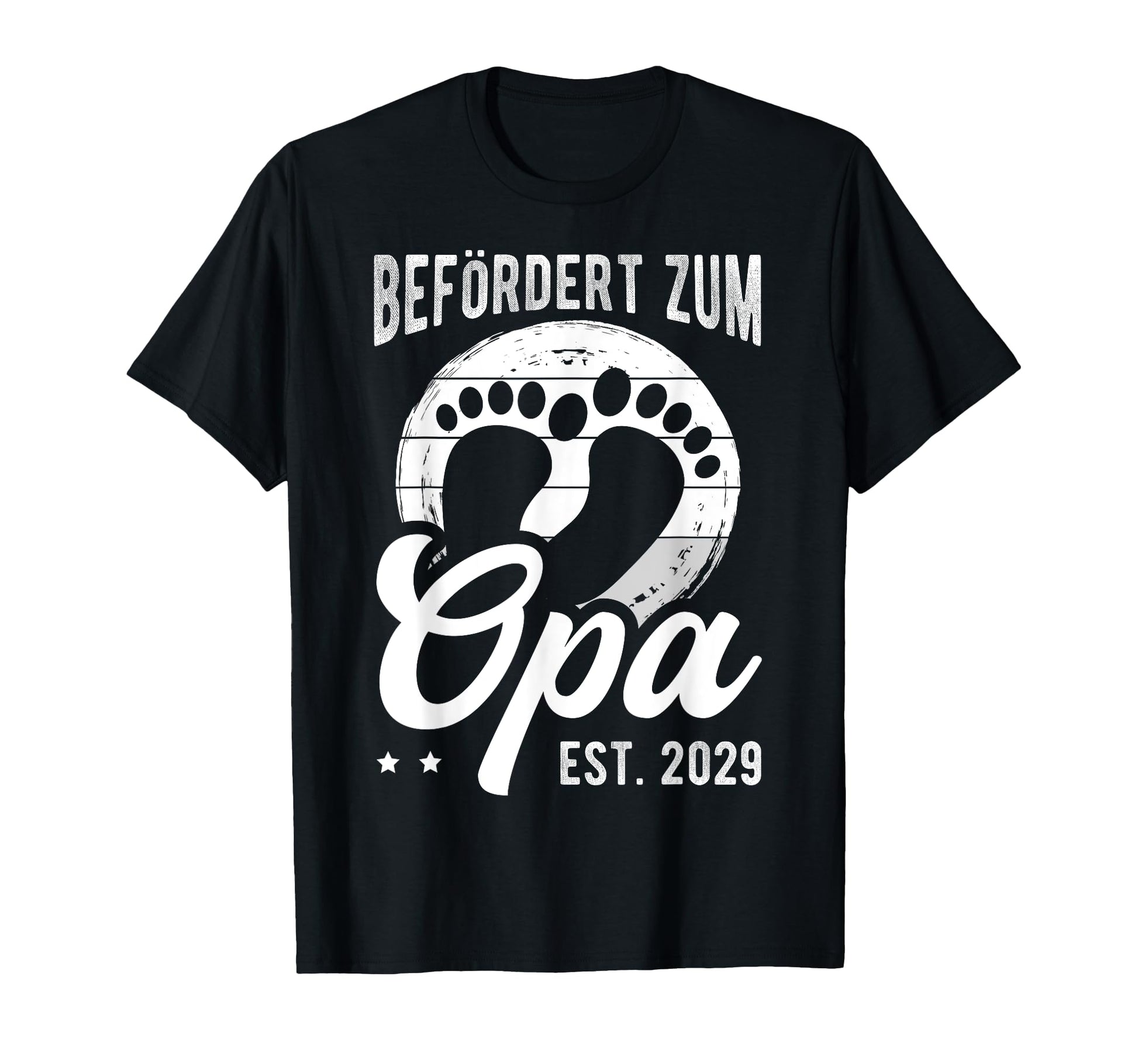 Promoted To Grandpa Est 2029 T-Shirt - Minimalist Print for Adults - T-Shirt, Sweatshirt, Hoodie