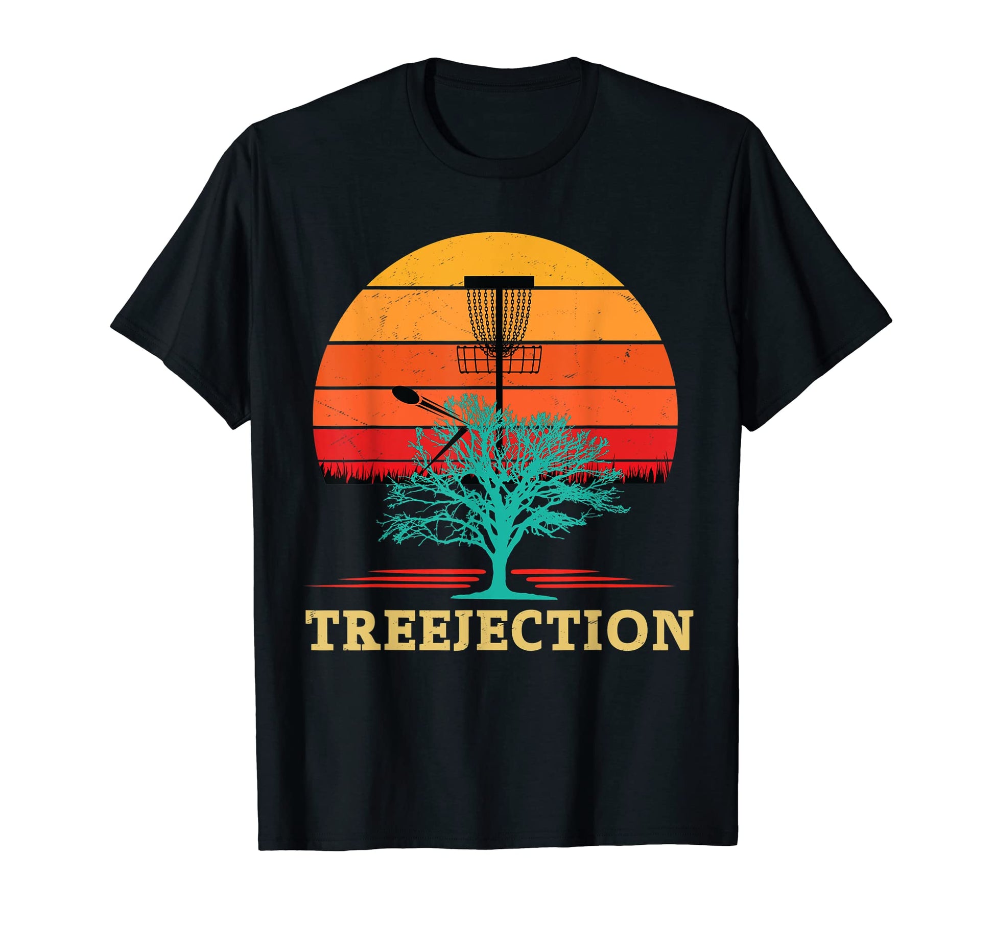 Treejection Funny Disc Golf Tree Player T-Shirt - Novelty Apparel Unisex - T-Shirt, Sweatshirt, Hoodie