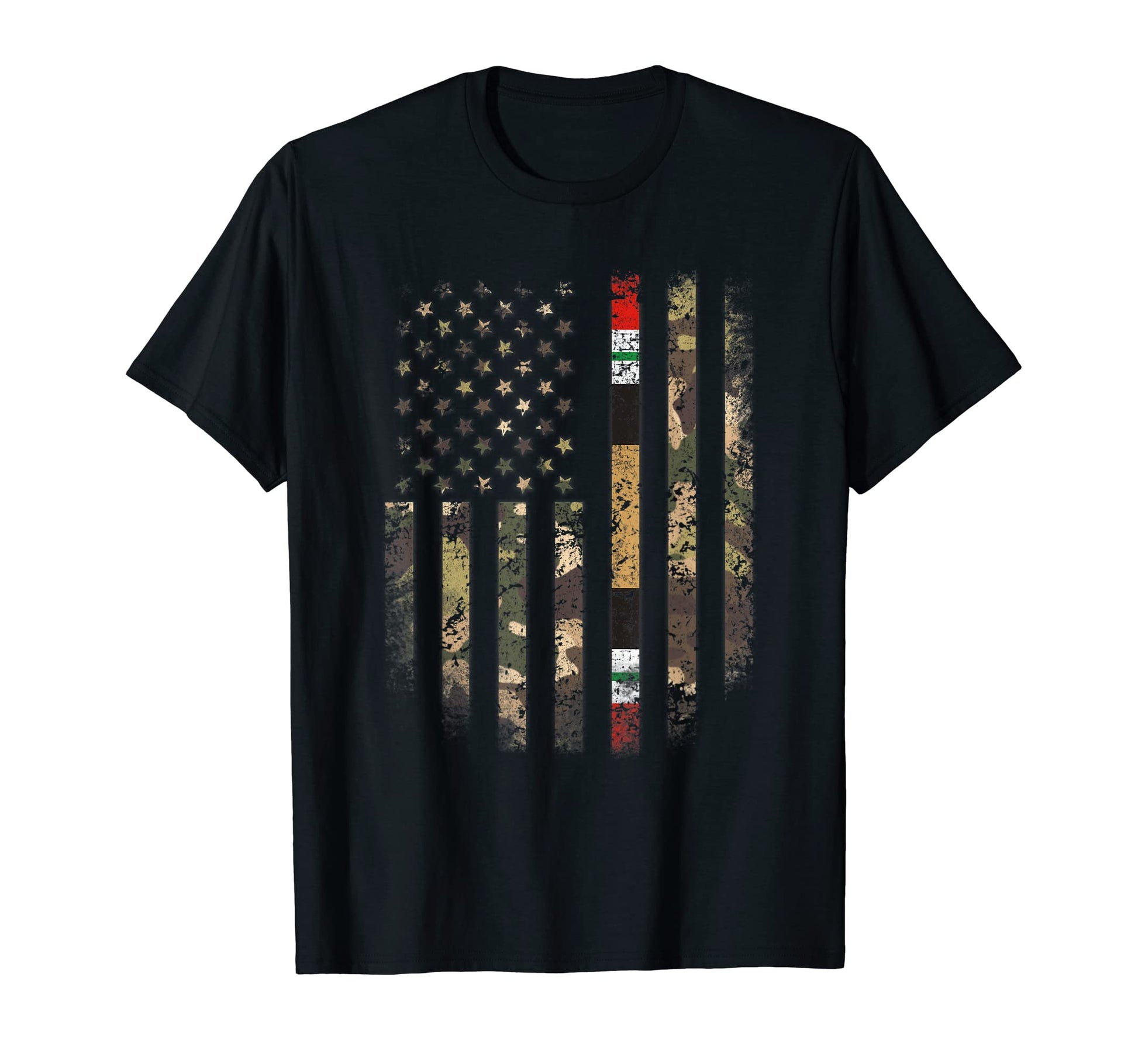 Proud Iraq War Veteran Camo Us T-Shirt - Fun Novelty Design for Adults - T-Shirt, Sweatshirt, Hoodie