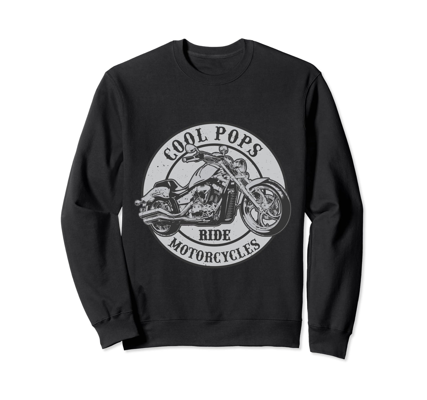 Pop Ride Motorcycles Novelty Rider Sweatshirt - Novelty Apparel Men Women - T-Shirt, Sweatshirt, Hoodie