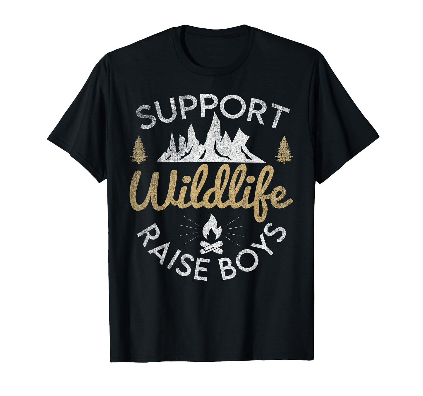 Support Wildlife Raise Mom Dad Wildlife T-Shirt - Custom Art Print Unisex - T-Shirt, Sweatshirt, Hoodie