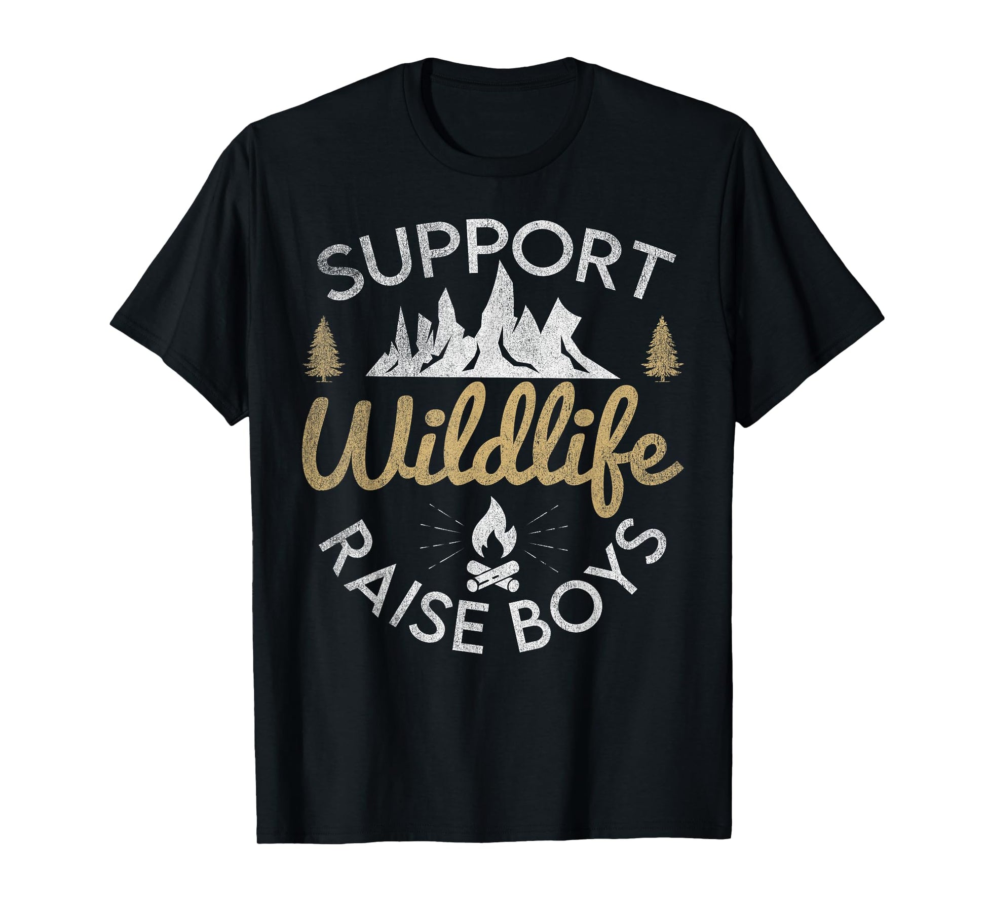 Support Wildlife Raise Mom Dad Wildlife T-Shirt - Custom Art Print Unisex - T-Shirt, Sweatshirt, Hoodie