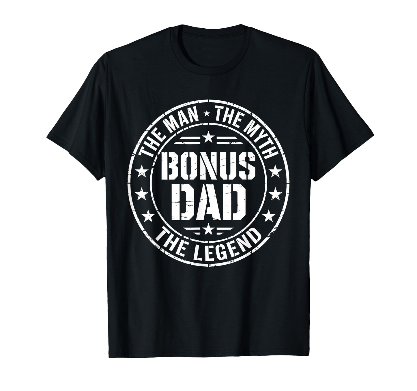 Bonus Dad Myth Legend Fathers Day T-Shirt - Minimalist Print Unisex - T-Shirt, Sweatshirt, Hoodie