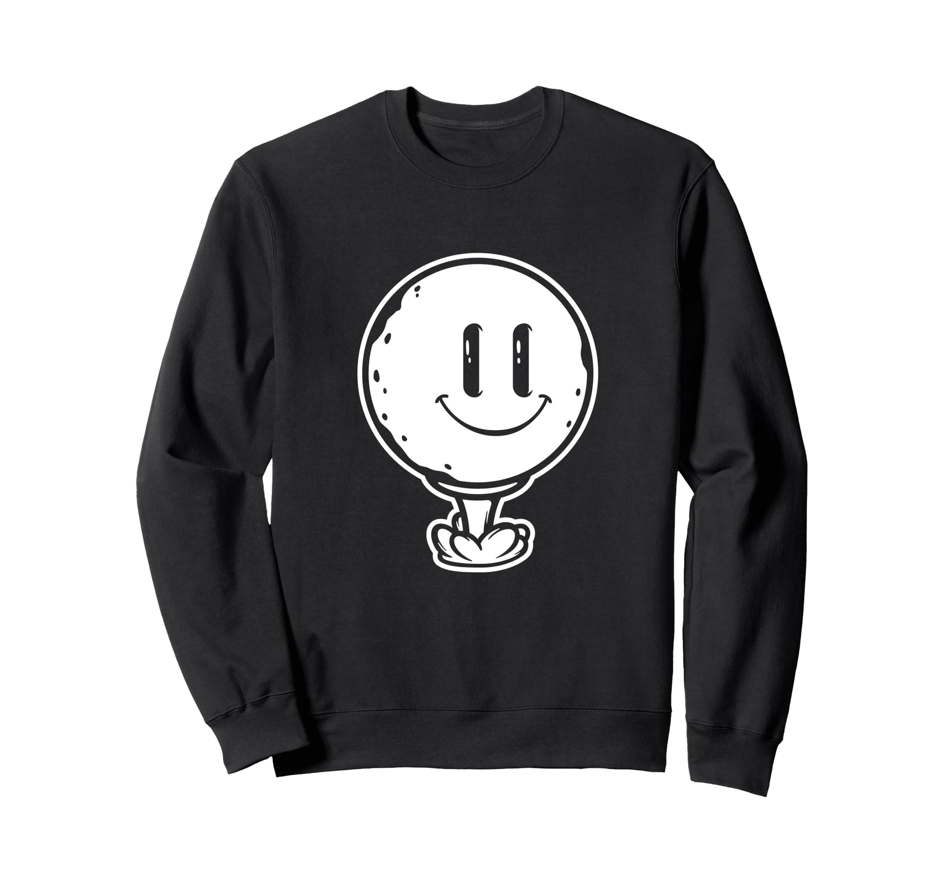 Happy Thoughts Golf Ball Funny Sweatshirt - Fun Novelty Design for Adults - T-Shirt, Sweatshirt, Hoodie