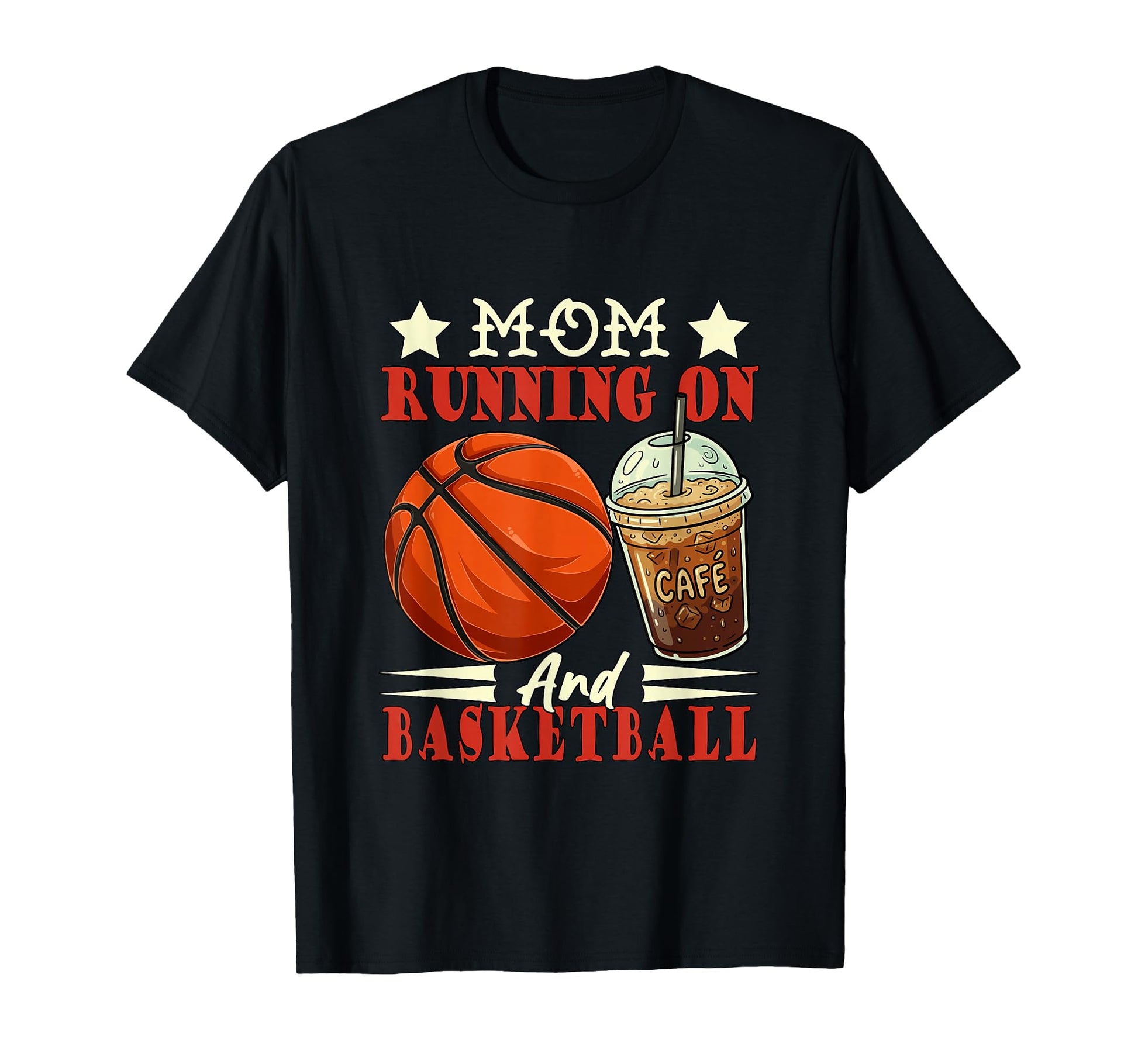 Mom Running Basketball Mothers Day T-Shirt - Graphic Print for Adults - T-Shirt, Sweatshirt, Hoodie
