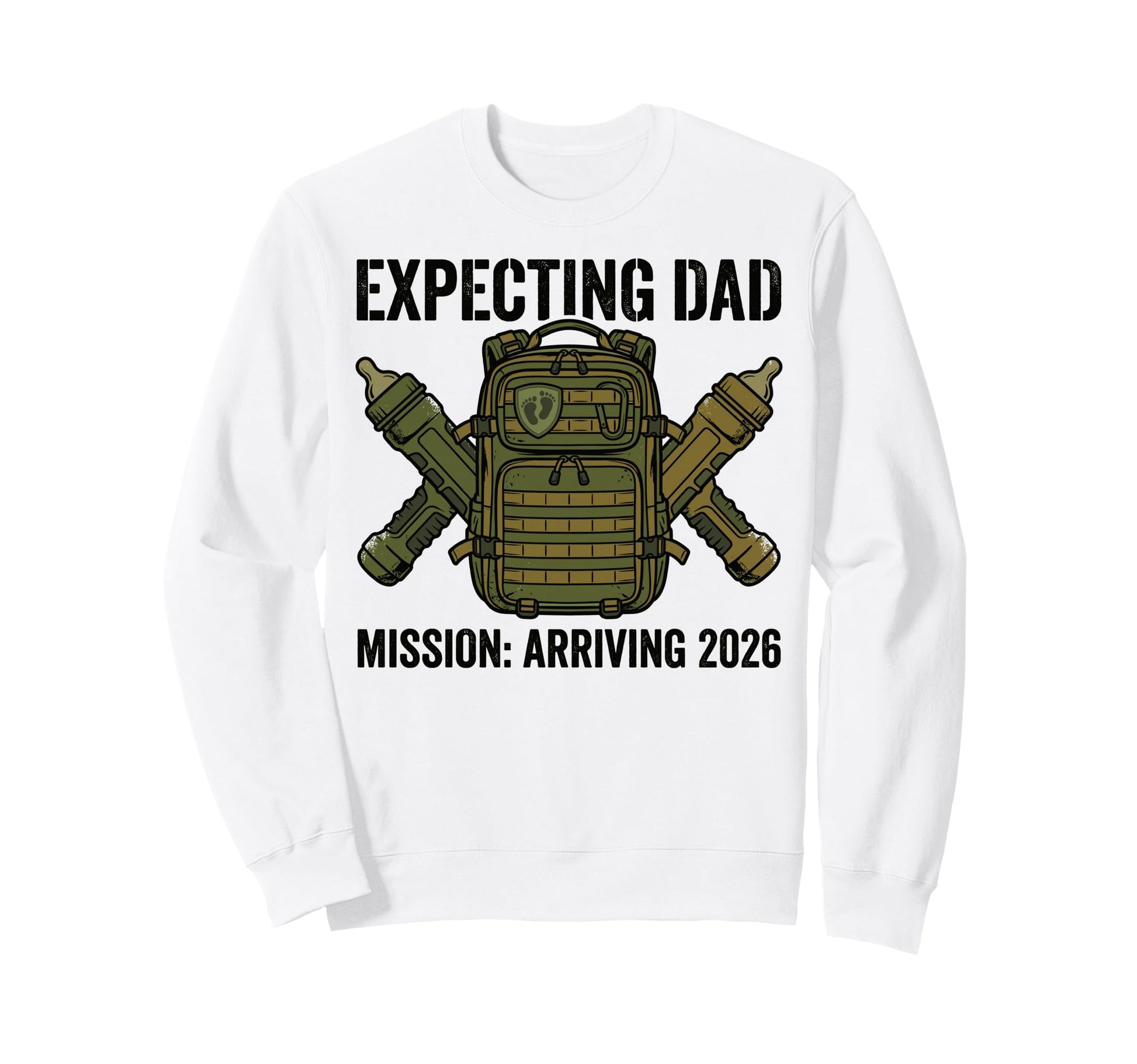 Expecting Dad 2026 Fatherhood Sweatshirt - Trendy Graphic Men Women - T-Shirt, Sweatshirt, Hoodie