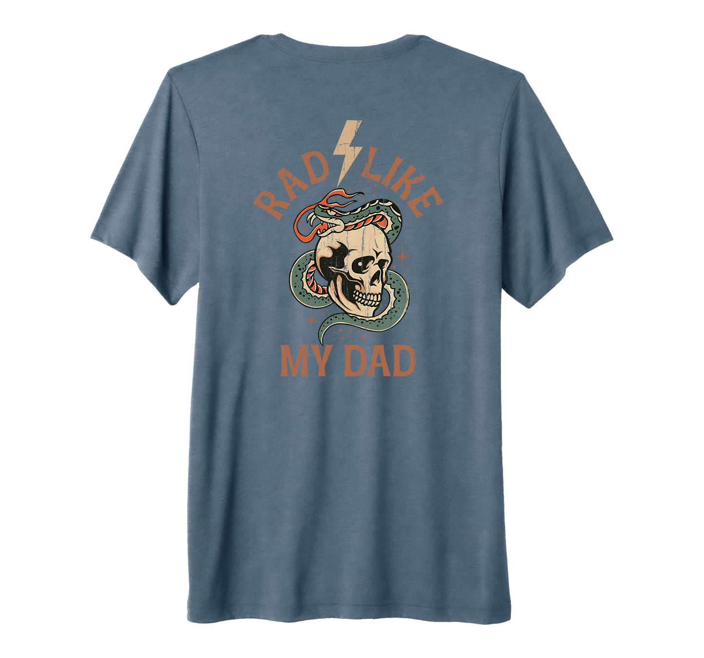 Rad Like My Dad Funny I Love My Dad T-Shirt - Unique Graphic for Adults - T-Shirt, Sweatshirt, Hoodie