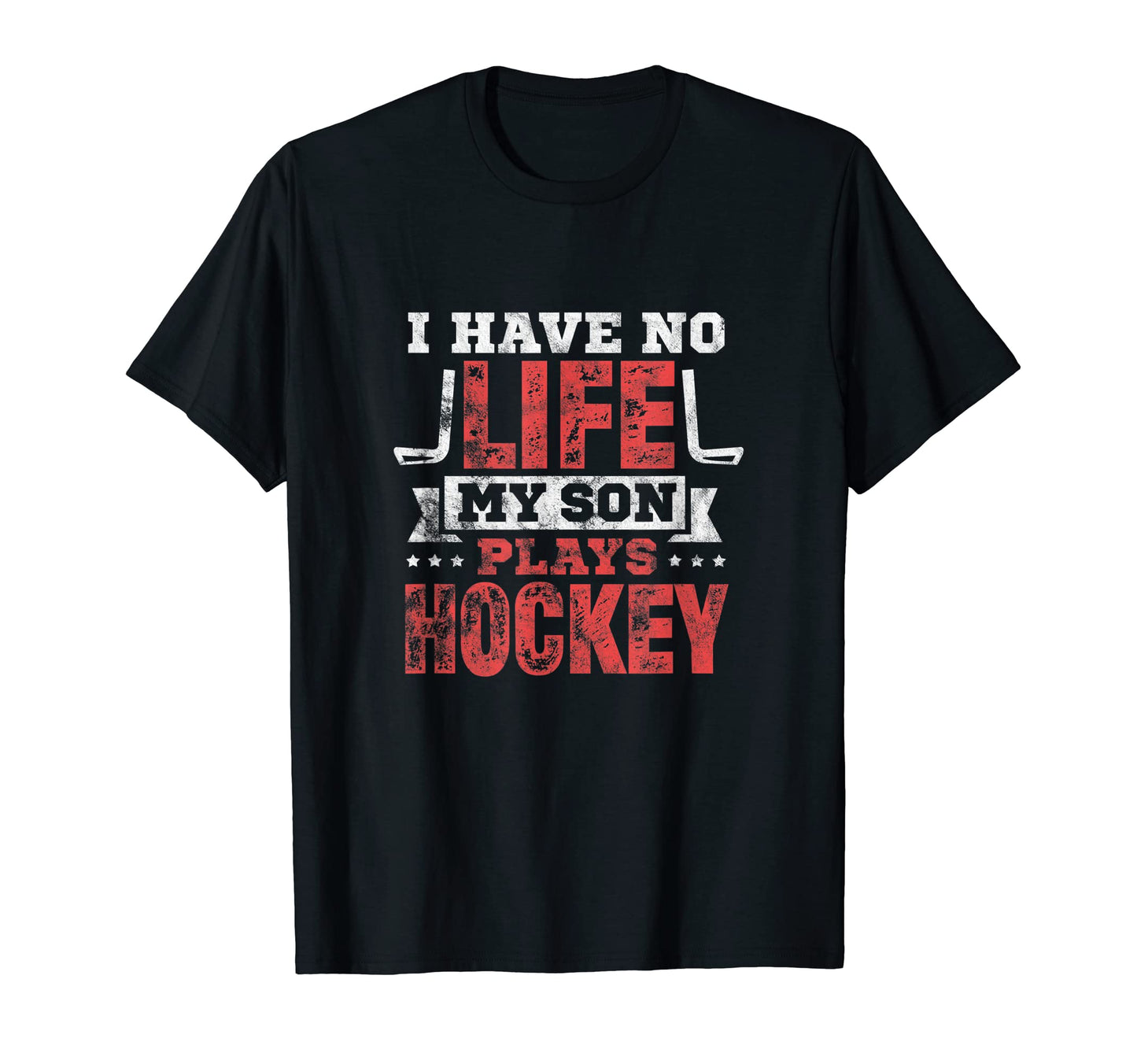 Hockey Mom Hockey Dad Parents Hockey T-Shirt - Minimalist Print for Adults - T-Shirt, Sweatshirt, Hoodie