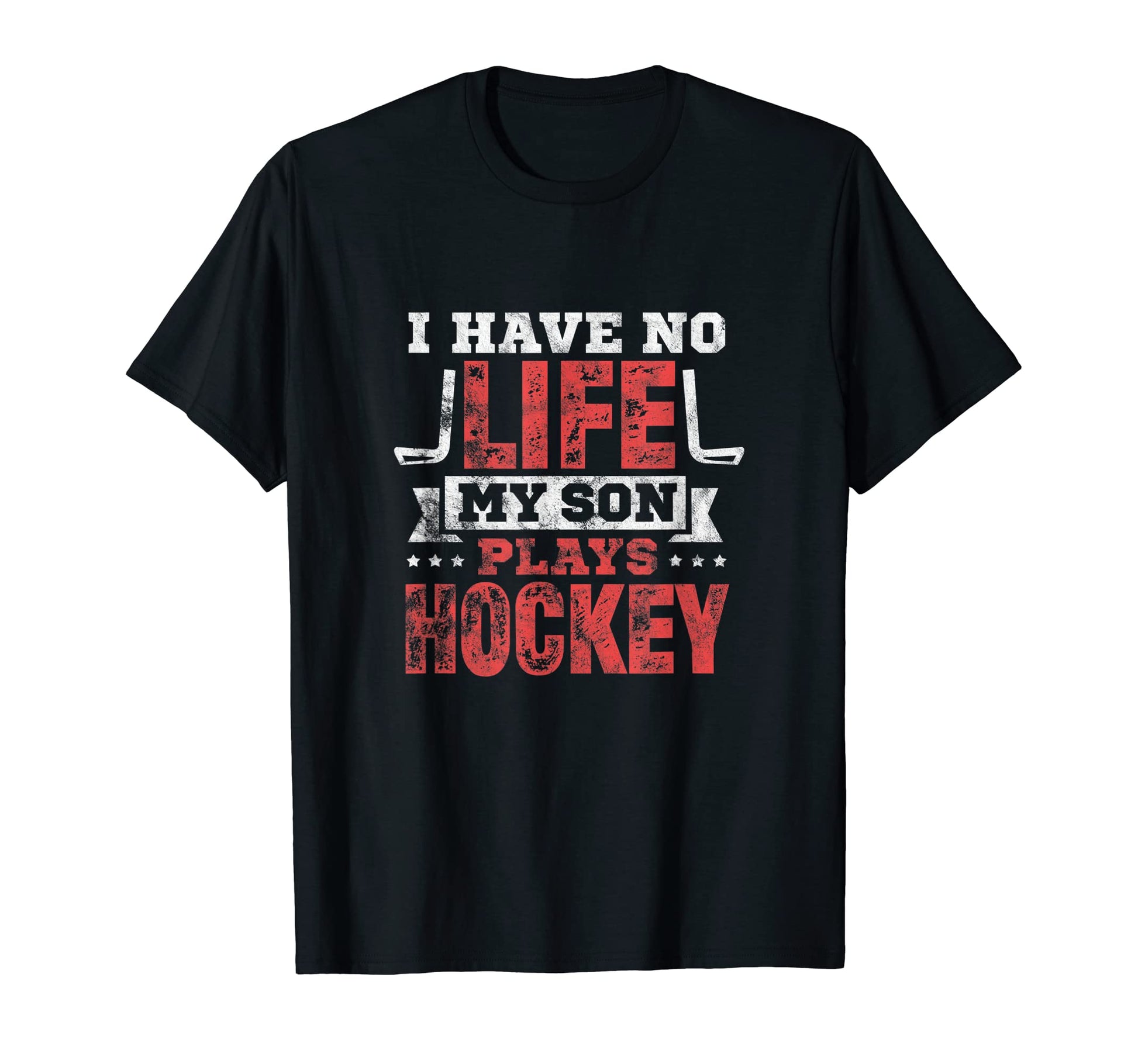 Hockey Mom Hockey Dad Parents Hockey T-Shirt - Minimalist Print for Adults - T-Shirt, Sweatshirt, Hoodie