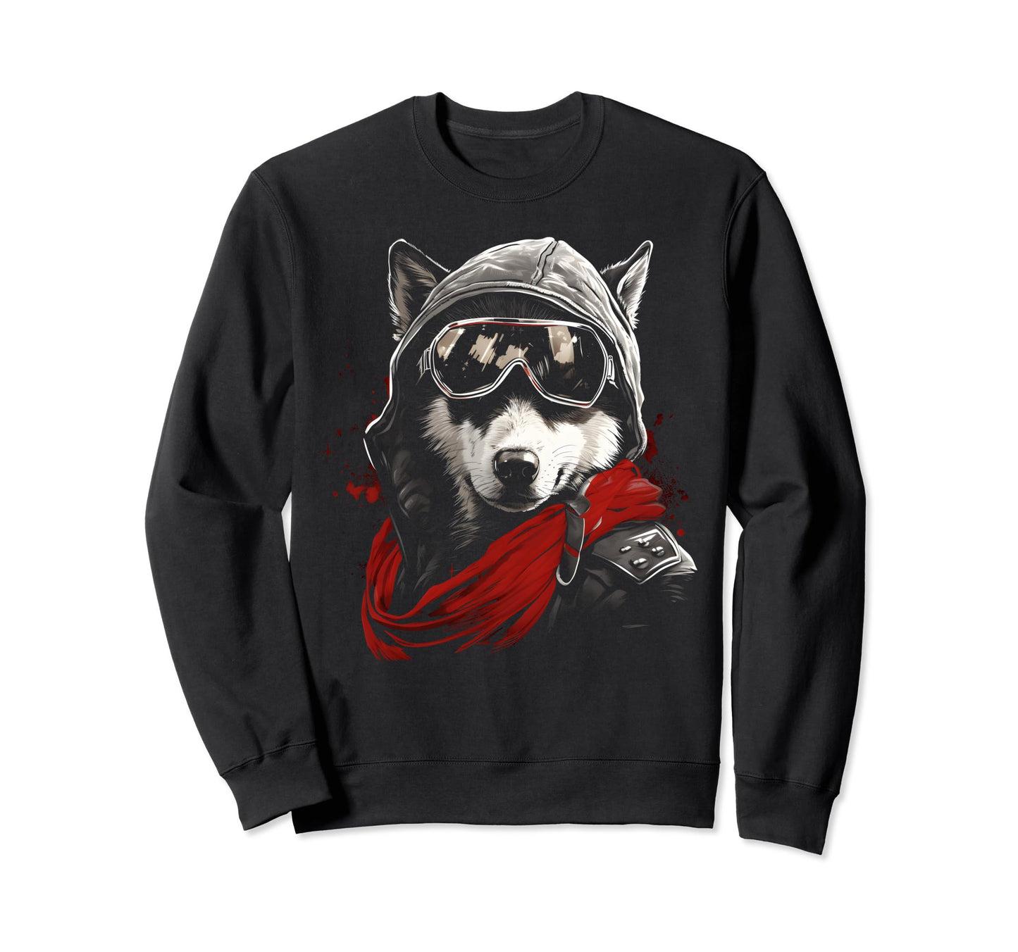 Motorcycle Dad Biker Dog Funny Sweatshirt - Unique Graphic for Adults - T-Shirt, Sweatshirt, Hoodie