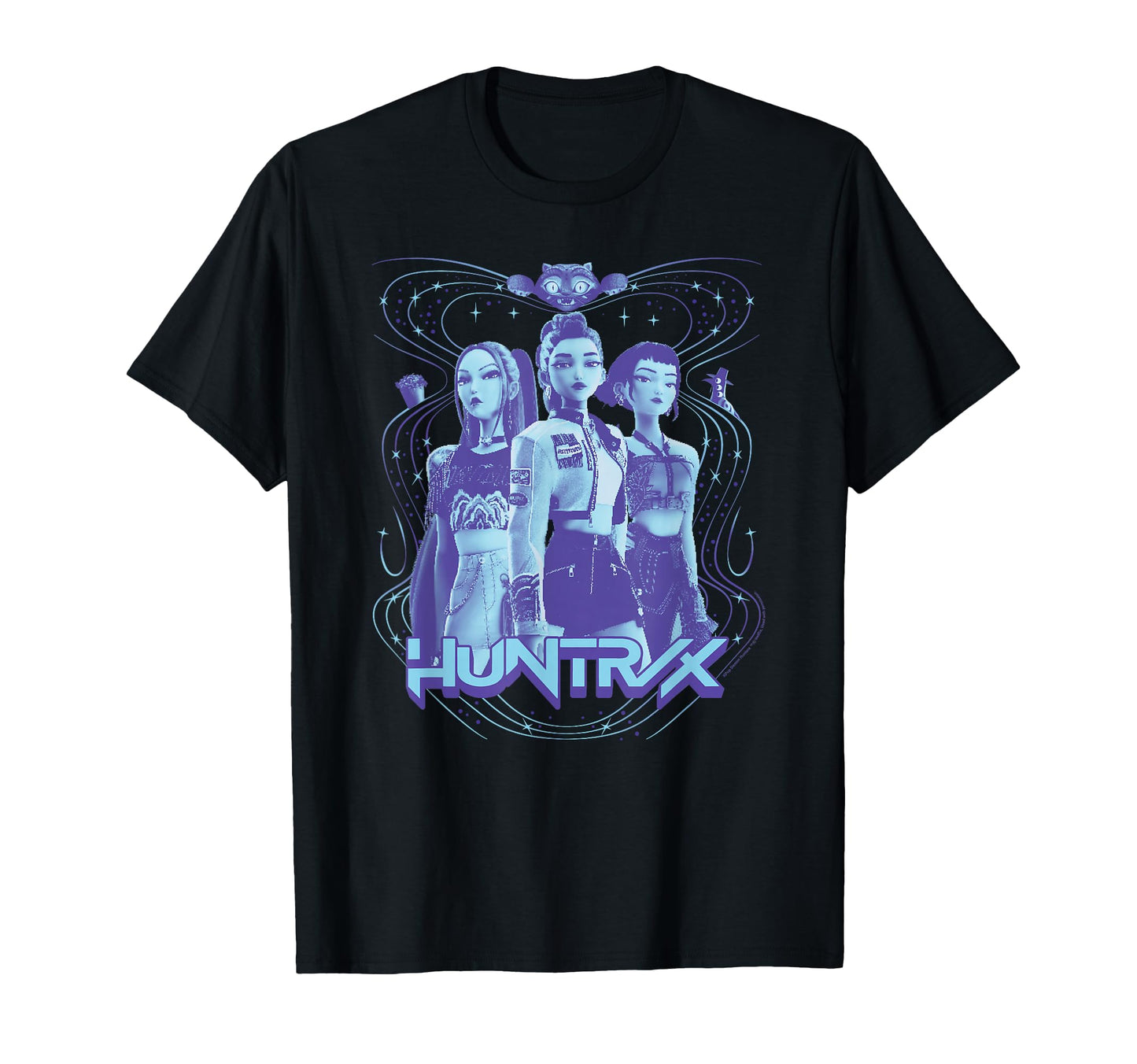 Kpop Demon Hunters Huntrix Distressed T-Shirt - Streetwear Style for Adults - T-Shirt, Sweatshirt, Hoodie