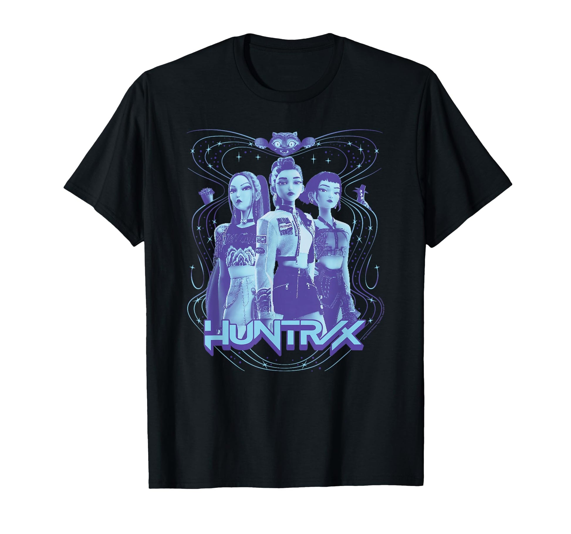 Kpop Demon Hunters Huntrix Distressed T-Shirt - Streetwear Style for Adults - T-Shirt, Sweatshirt, Hoodie