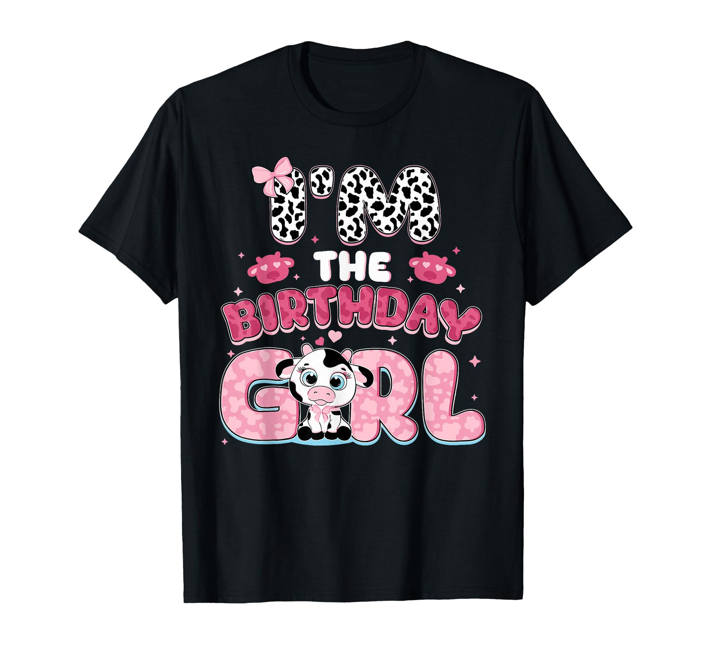 Im Birthday Farm Cow Family Birthday T-Shirt - Casual Everyday Wear Unisex - T-Shirt, Sweatshirt, Hoodie