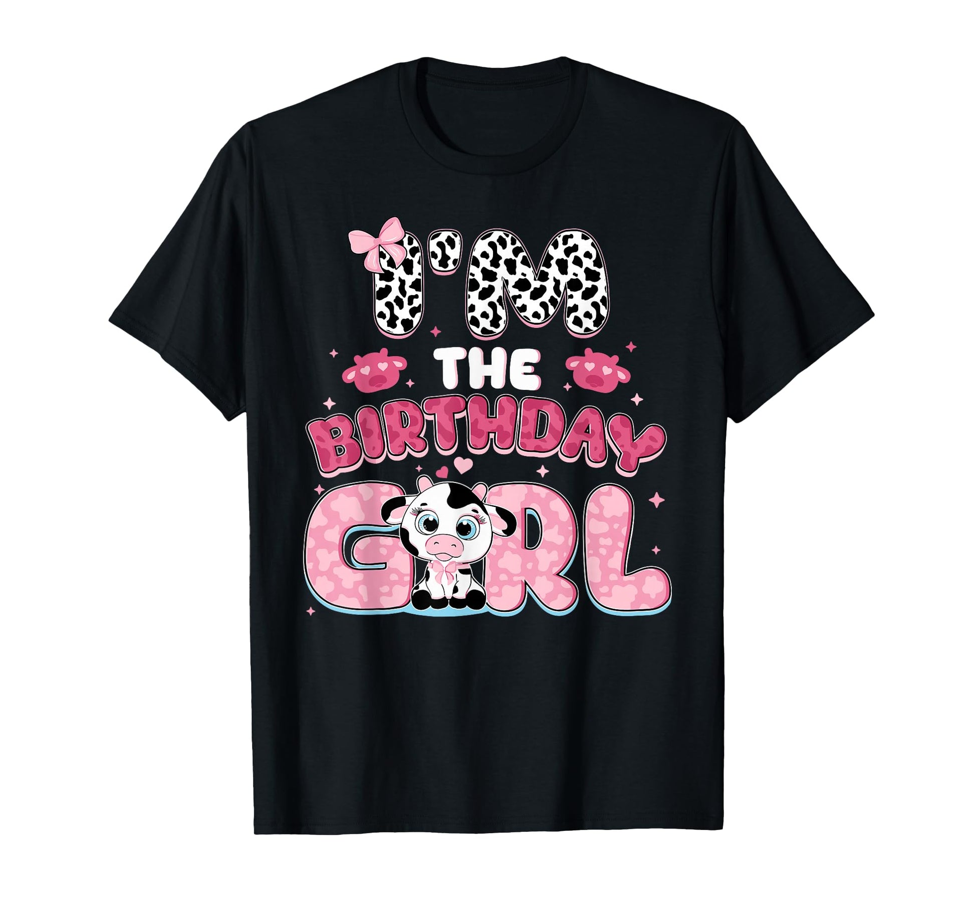 Im Birthday Farm Cow Family Birthday T-Shirt - Casual Everyday Wear Unisex - T-Shirt, Sweatshirt, Hoodie