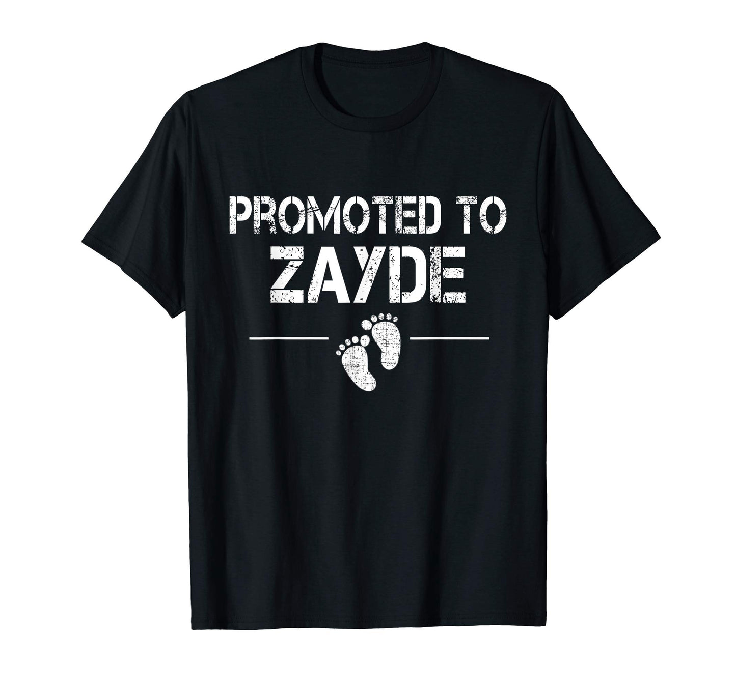 Mens Promoted To Zayde Jewish Shower T-Shirt - Minimalist Print Men Women - T-Shirt, Sweatshirt, Hoodie