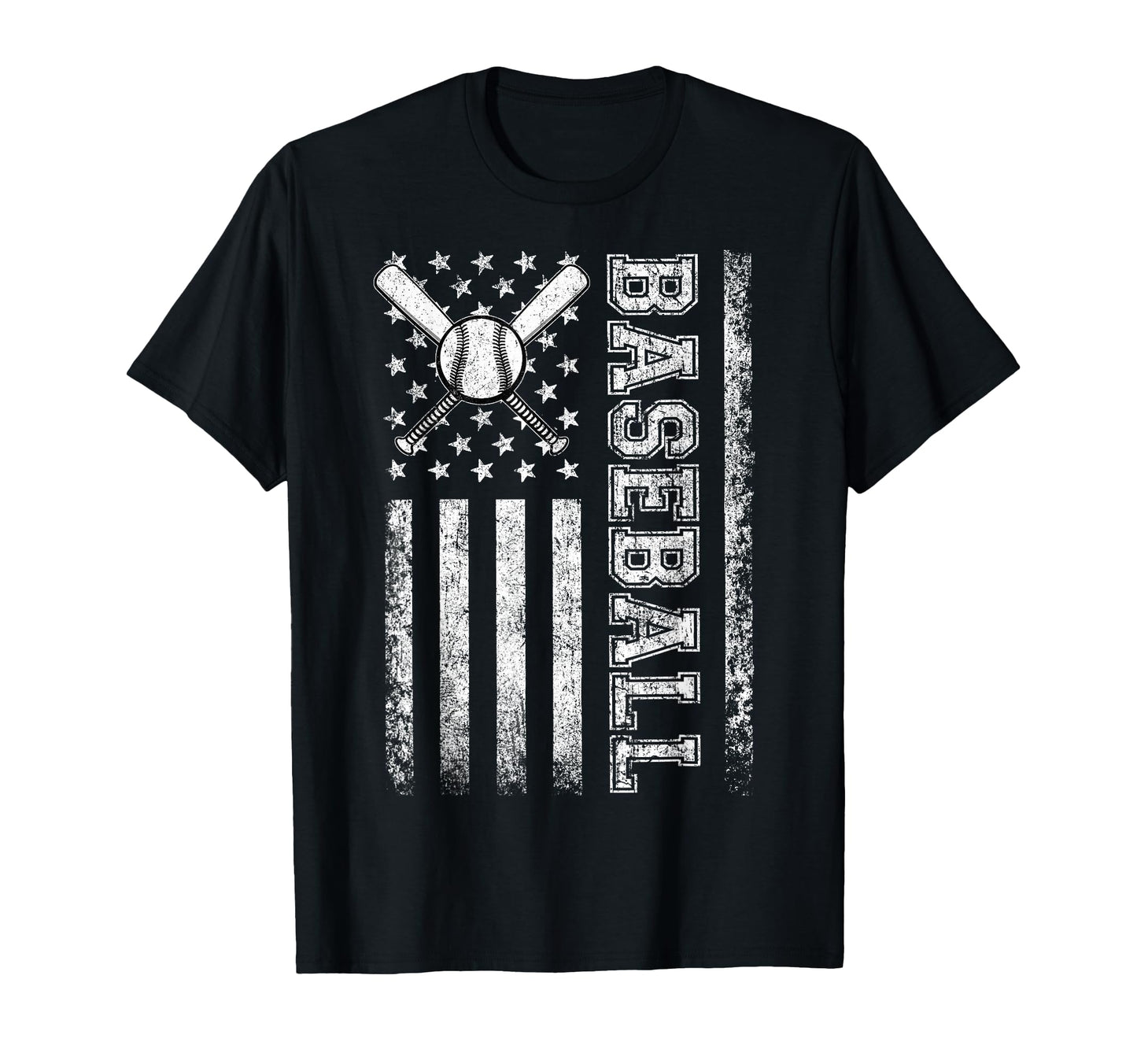 American Flag Baseball Flag Dad Mom T-Shirt - Fun Novelty Design for Adults - T-Shirt, Sweatshirt, Hoodie