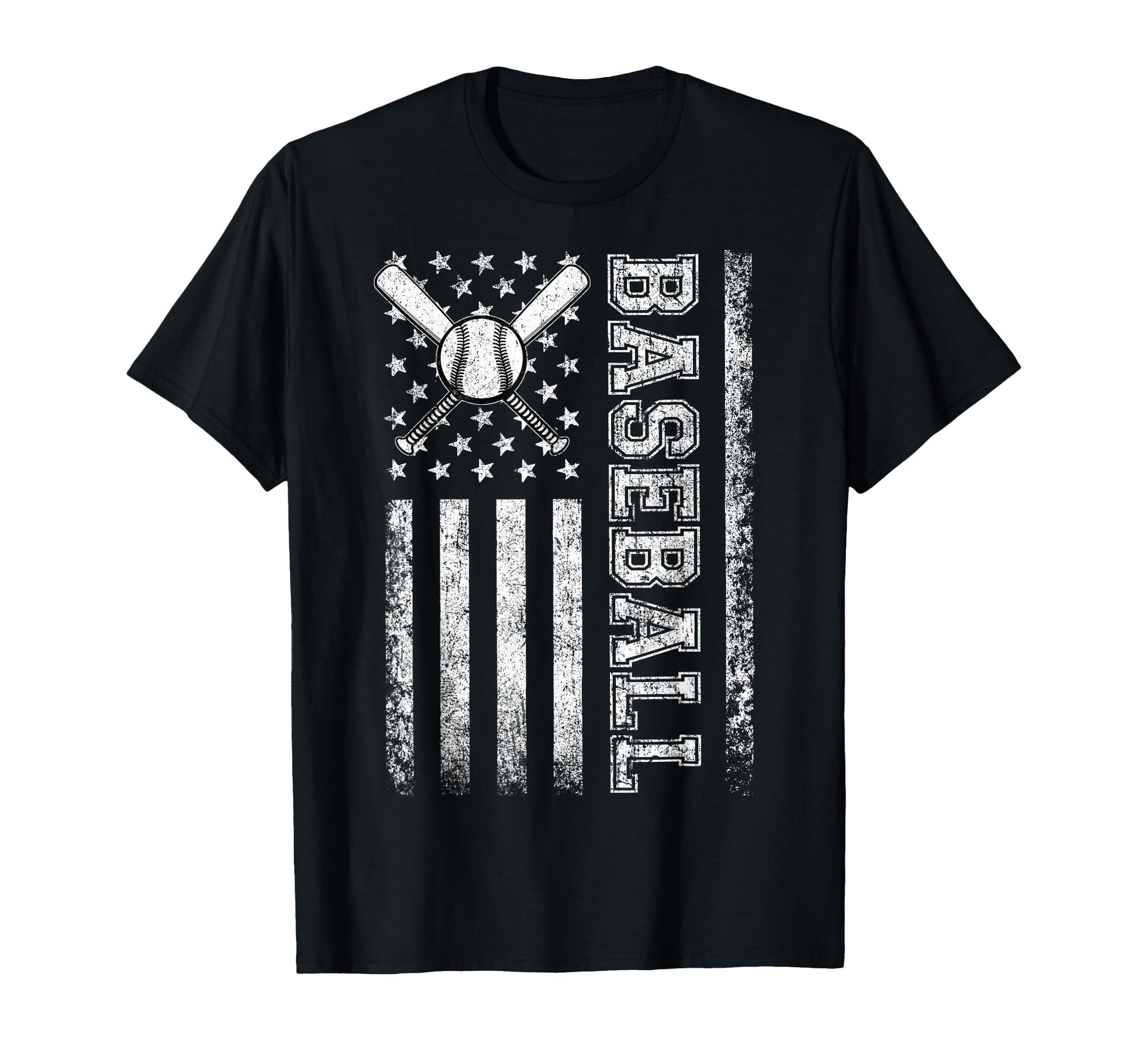 American Flag Baseball Flag Dad Mom T-Shirt - Fun Novelty Design for Adults - T-Shirt, Sweatshirt, Hoodie