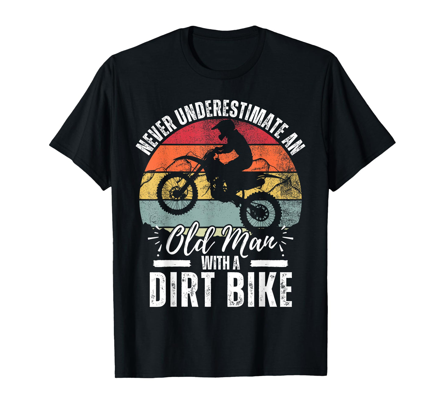 Dirt Bike Art Grandpa Dad Dirtbike T-Shirt - Streetwear Style for Adults - T-Shirt, Sweatshirt, Hoodie