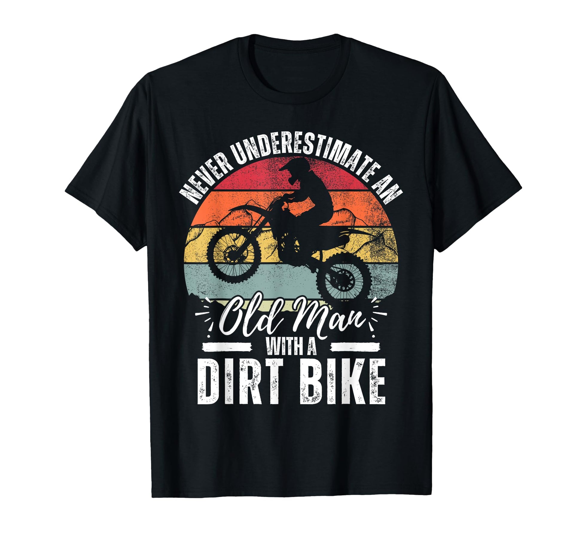 Dirt Bike Art Grandpa Dad Dirtbike T-Shirt - Streetwear Style for Adults - T-Shirt, Sweatshirt, Hoodie