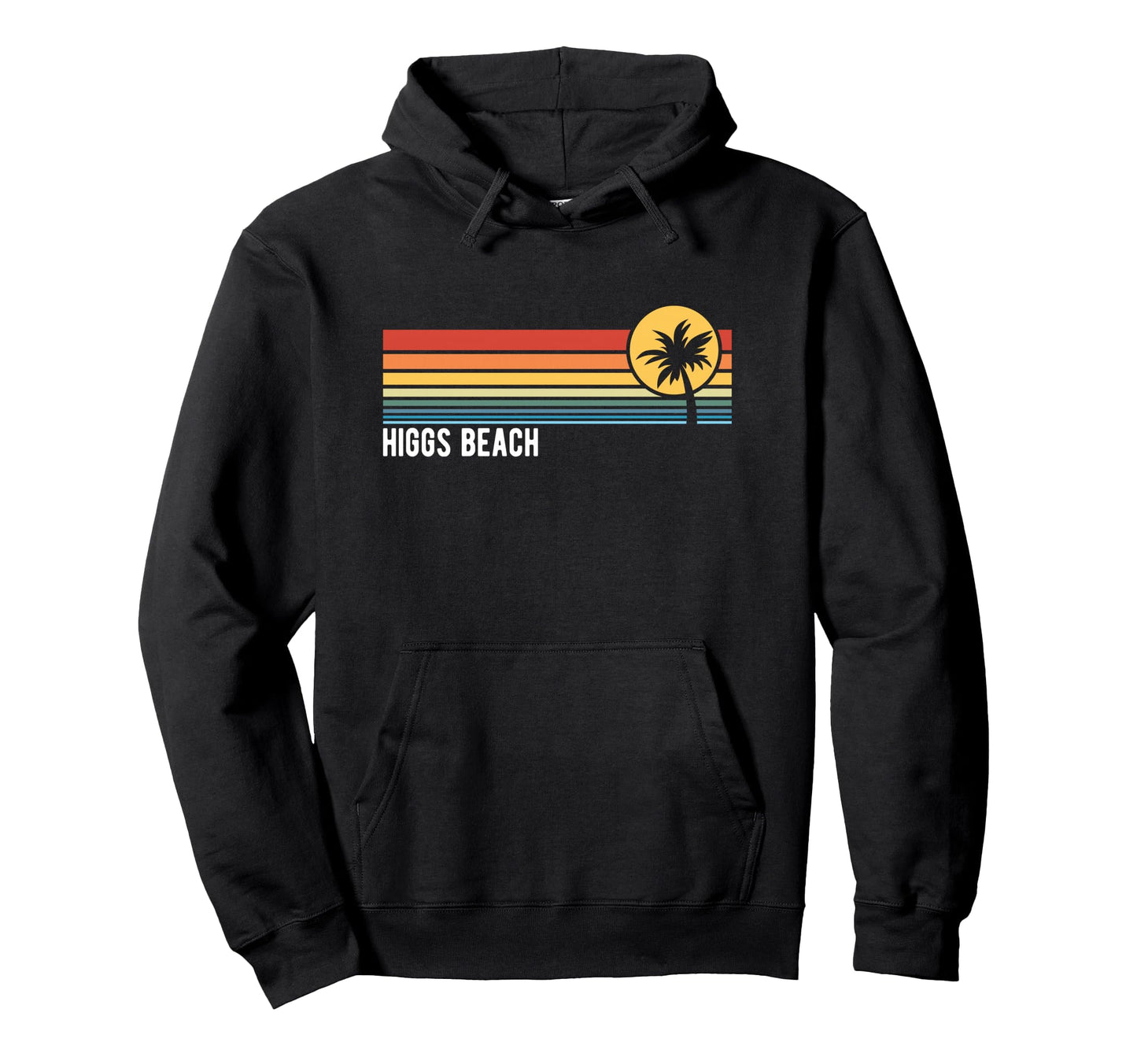 Higgs Beach Florida Sunset Hoodie - Fun Novelty Design for Adults - T-Shirt, Sweatshirt, Hoodie