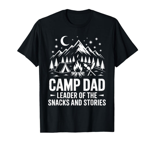 Camp Dad Camper Funny Camping T-Shirt - Novelty Apparel Men Women - T-Shirt, Sweatshirt, Hoodie
