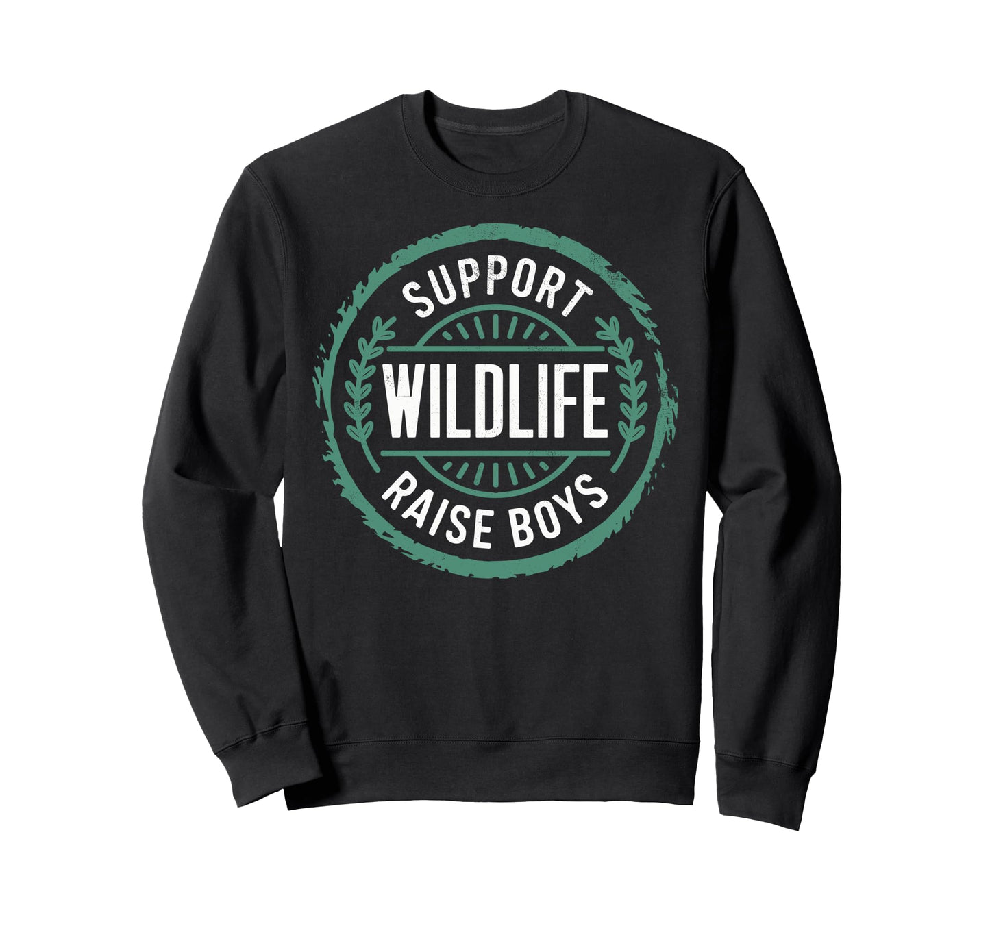 Support Wildlife Raise Camping Sweatshirt - Custom Art Print for Adults - T-Shirt, Sweatshirt, Hoodie