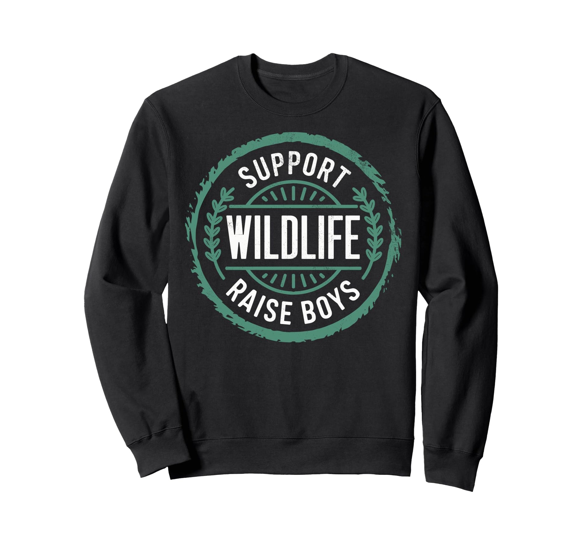Support Wildlife Raise Camping Sweatshirt - Custom Art Print for Adults - T-Shirt, Sweatshirt, Hoodie