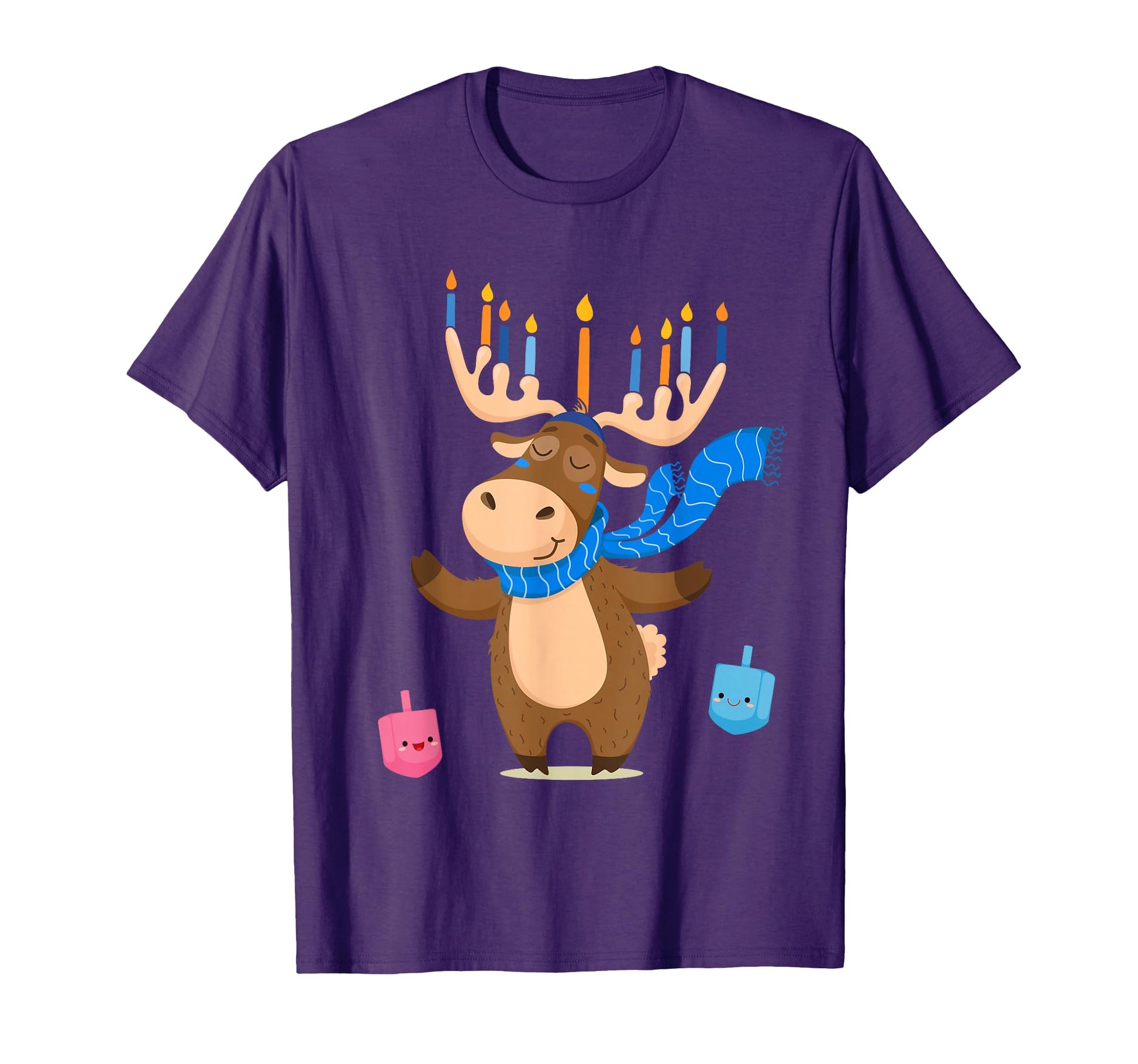 Jewish Moose Funny Hanukkah Moose T-Shirt - Minimalist Print Men Women - T-Shirt, Sweatshirt, Hoodie