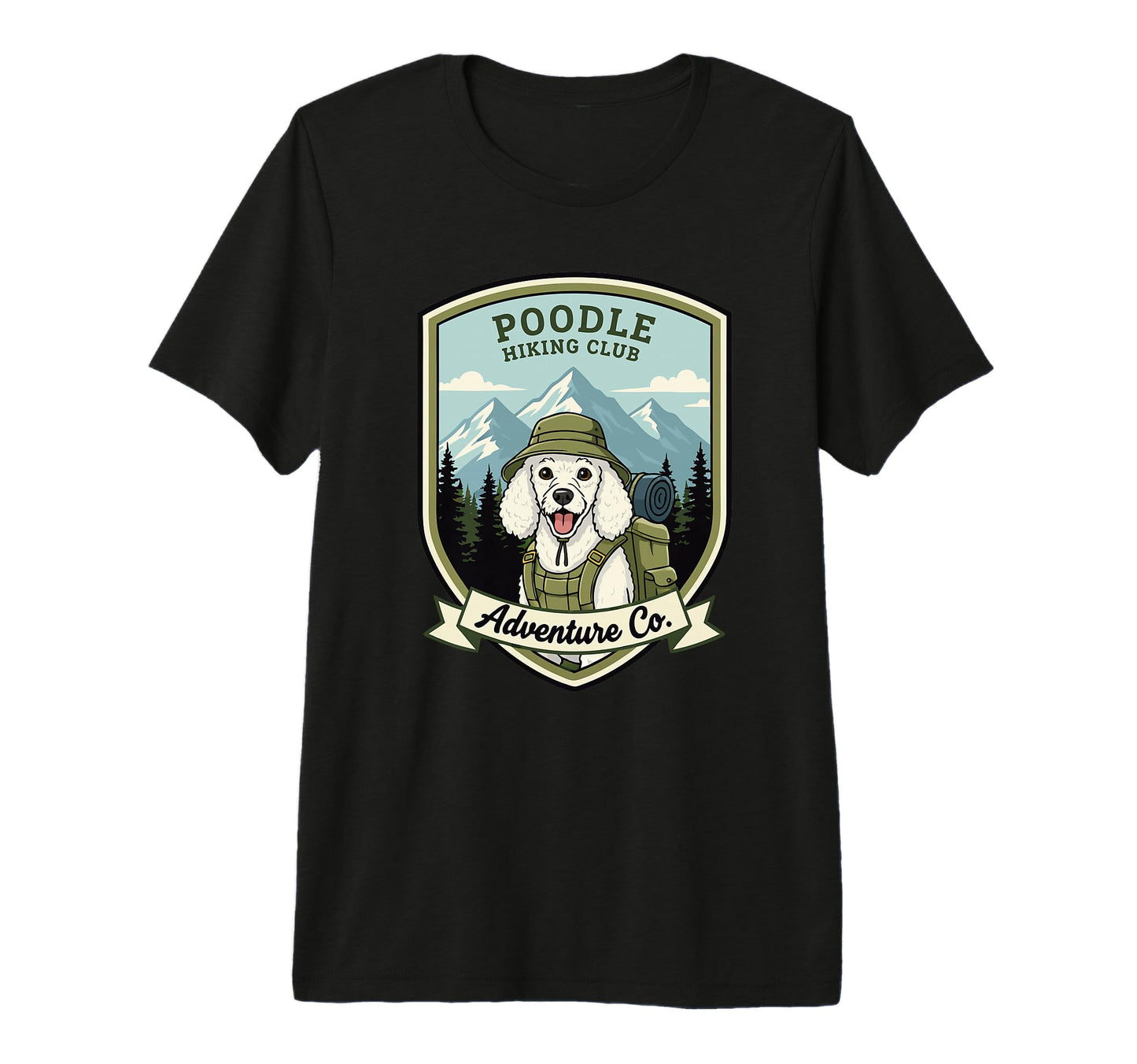 Poodle Hiking Club Outdoor Adventure T-Shirt - Streetwear Style Men Women - T-Shirt, Sweatshirt, Hoodie
