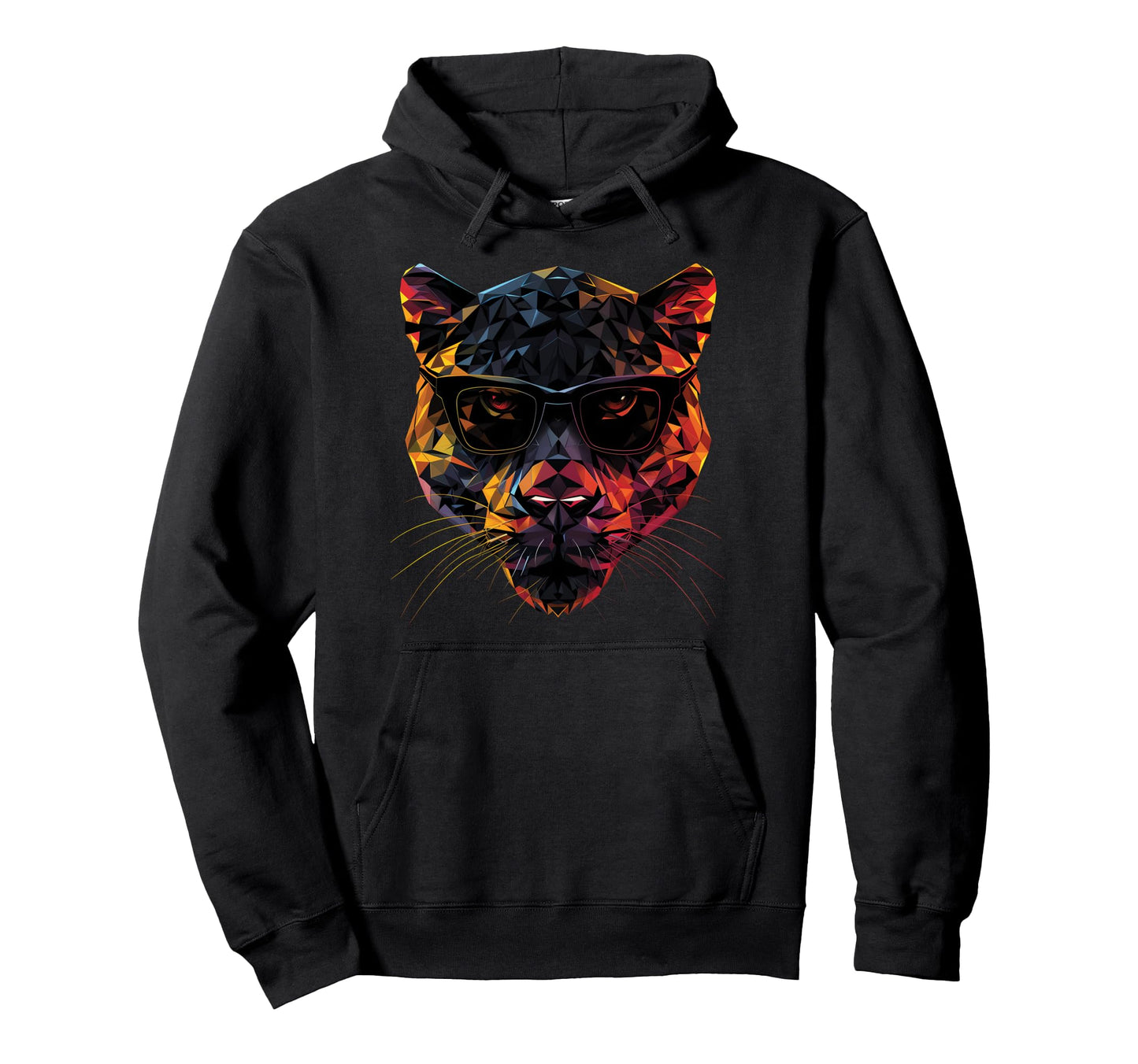 Panther Dad Mom Sunglasses Panther Hoodie - Minimalist Print for Adults - T-Shirt, Sweatshirt, Hoodie