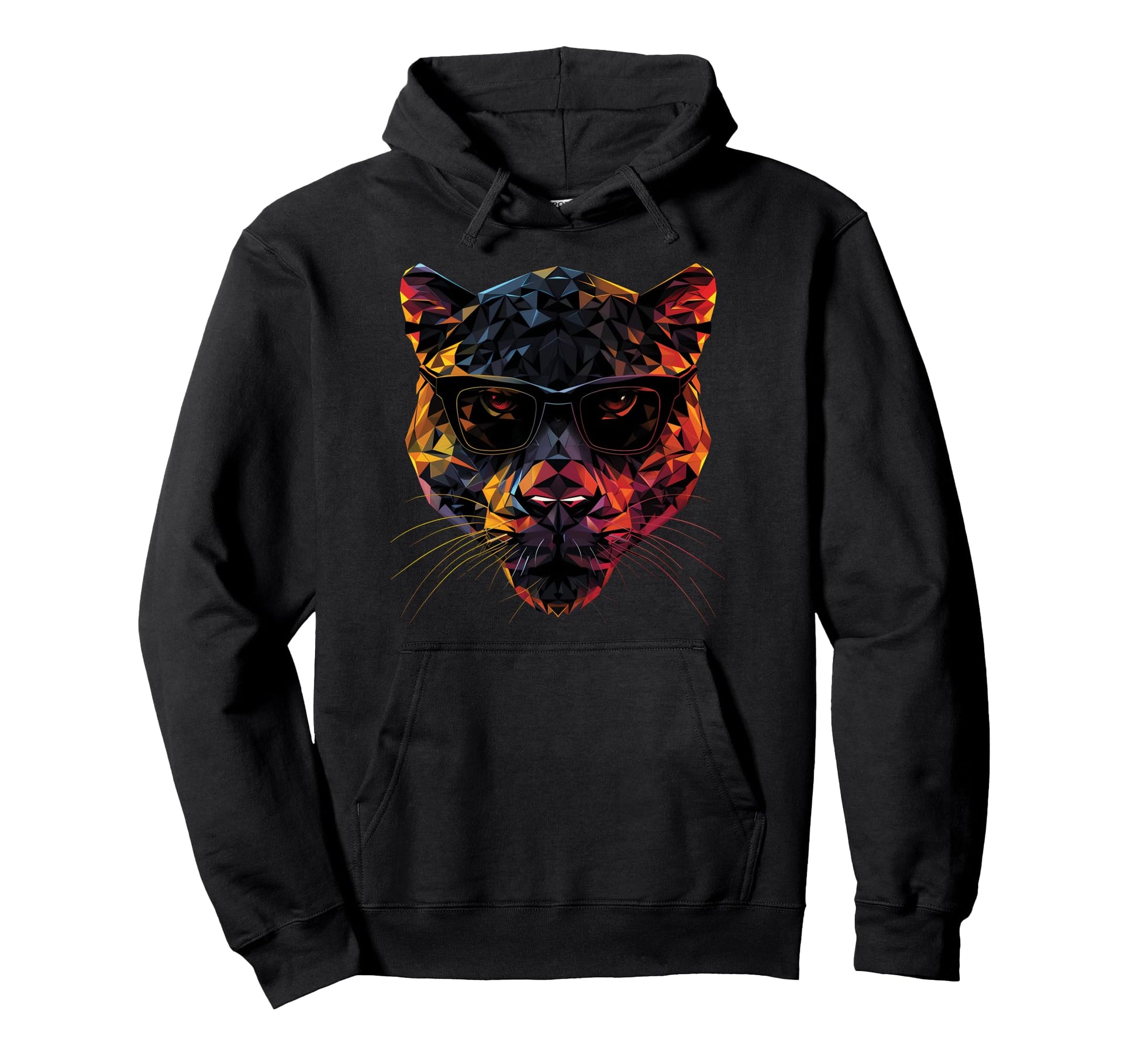Panther Dad Mom Sunglasses Panther Hoodie - Minimalist Print for Adults - T-Shirt, Sweatshirt, Hoodie