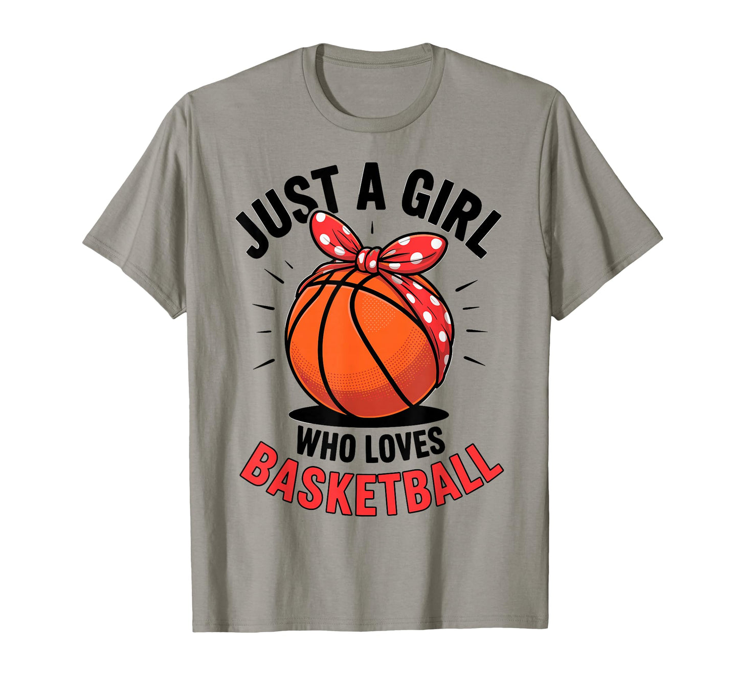 Just Who Loves Basketball Ball Bandana T-Shirt - Unique Graphic Men Women - T-Shirt, Sweatshirt, Hoodie