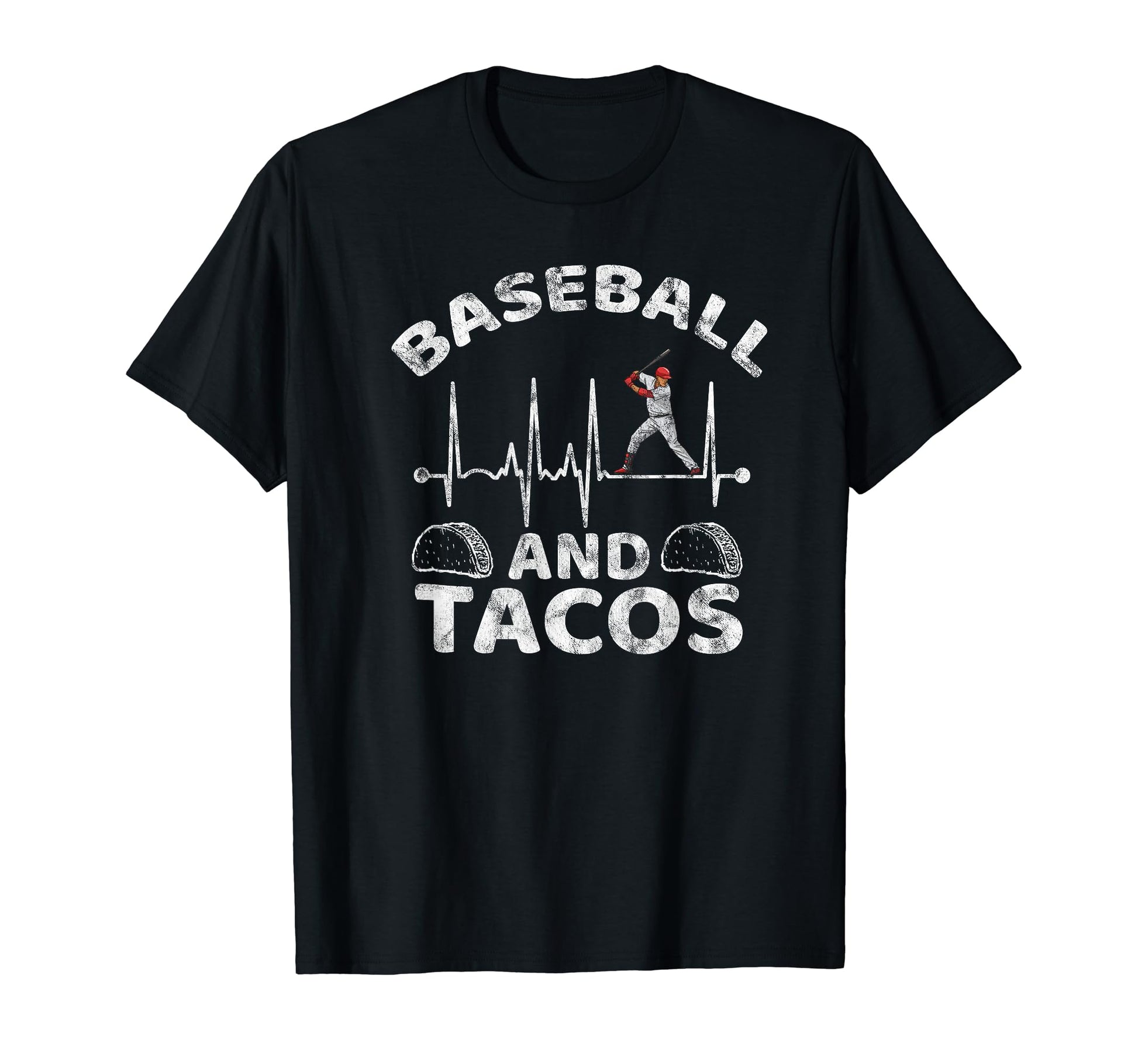 Baseball Heartbeat Player Fan Coach T-Shirt - Minimalist Print for Adults - T-Shirt, Sweatshirt, Hoodie